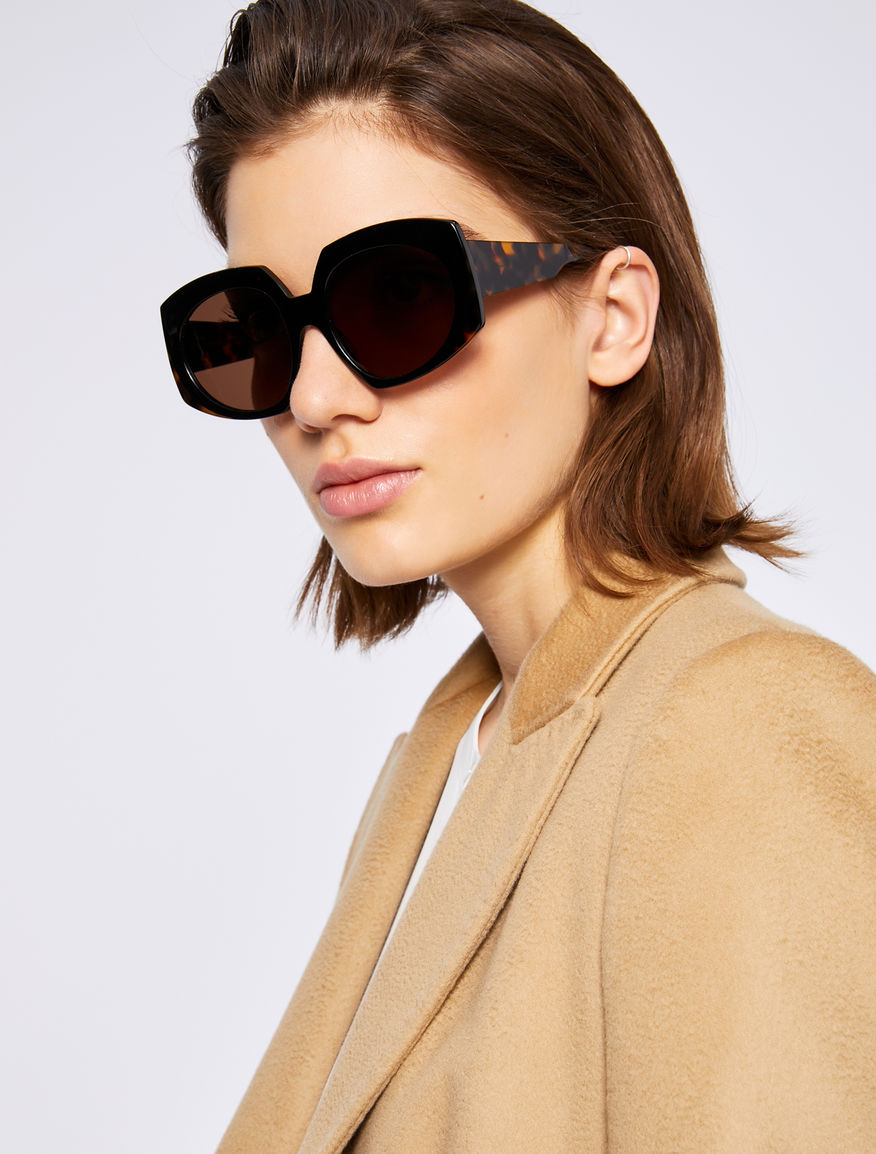Square sunglasses - Hazelnut brown - Marella - 5