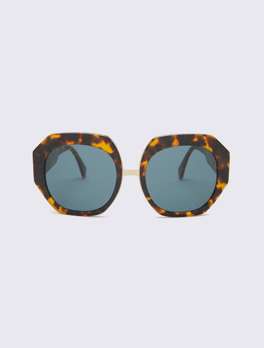 Große Sonnenbrille - Haselnuss - Marella