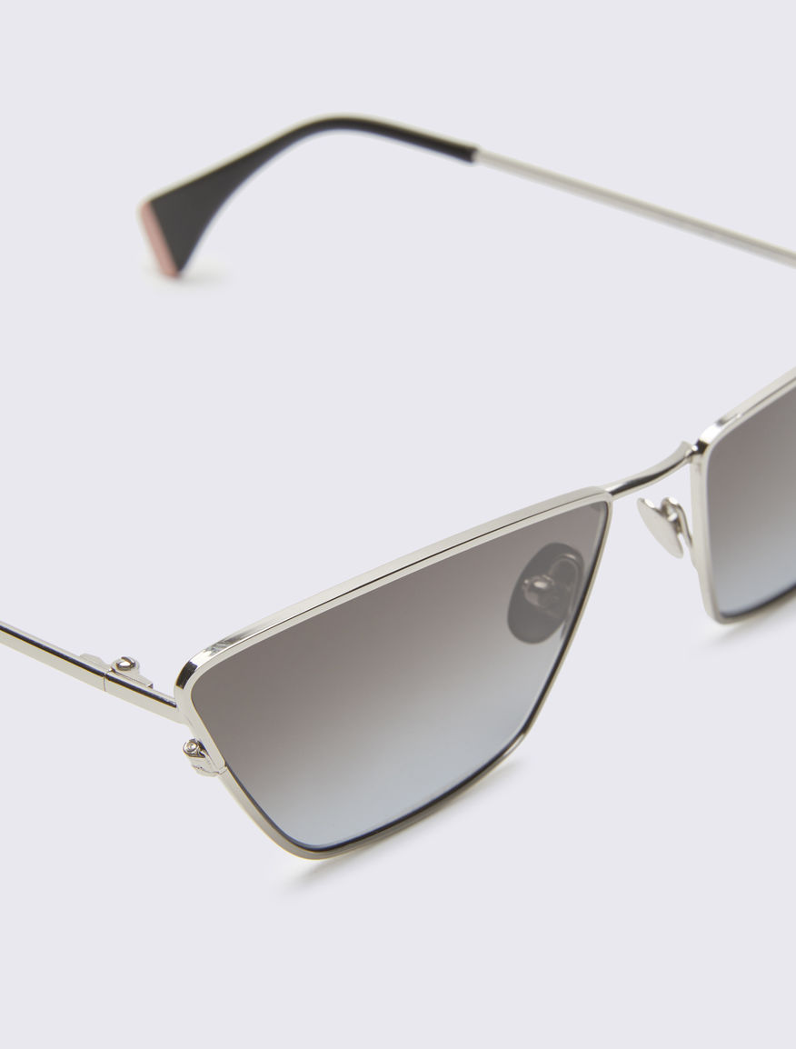 Metal sunglasses - Medium grey - Marella - 3
