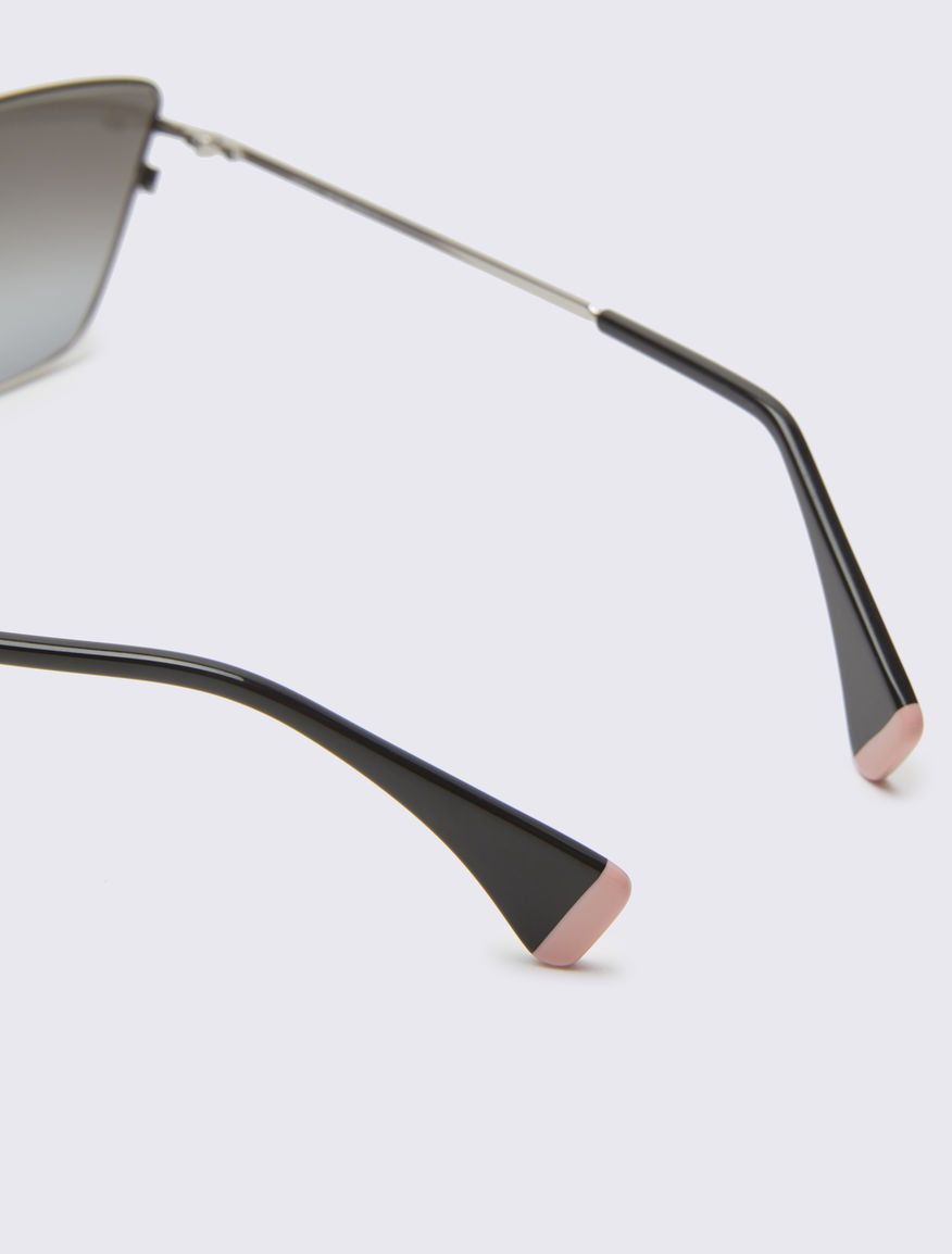 Metal sunglasses - Medium grey - Marella - 4
