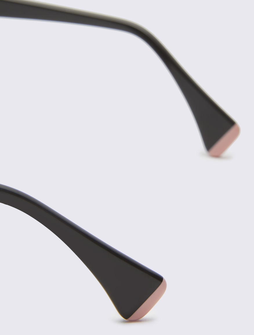 Mask-frame sunglasses - Black - Marella - 4