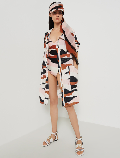 short camel trench coat