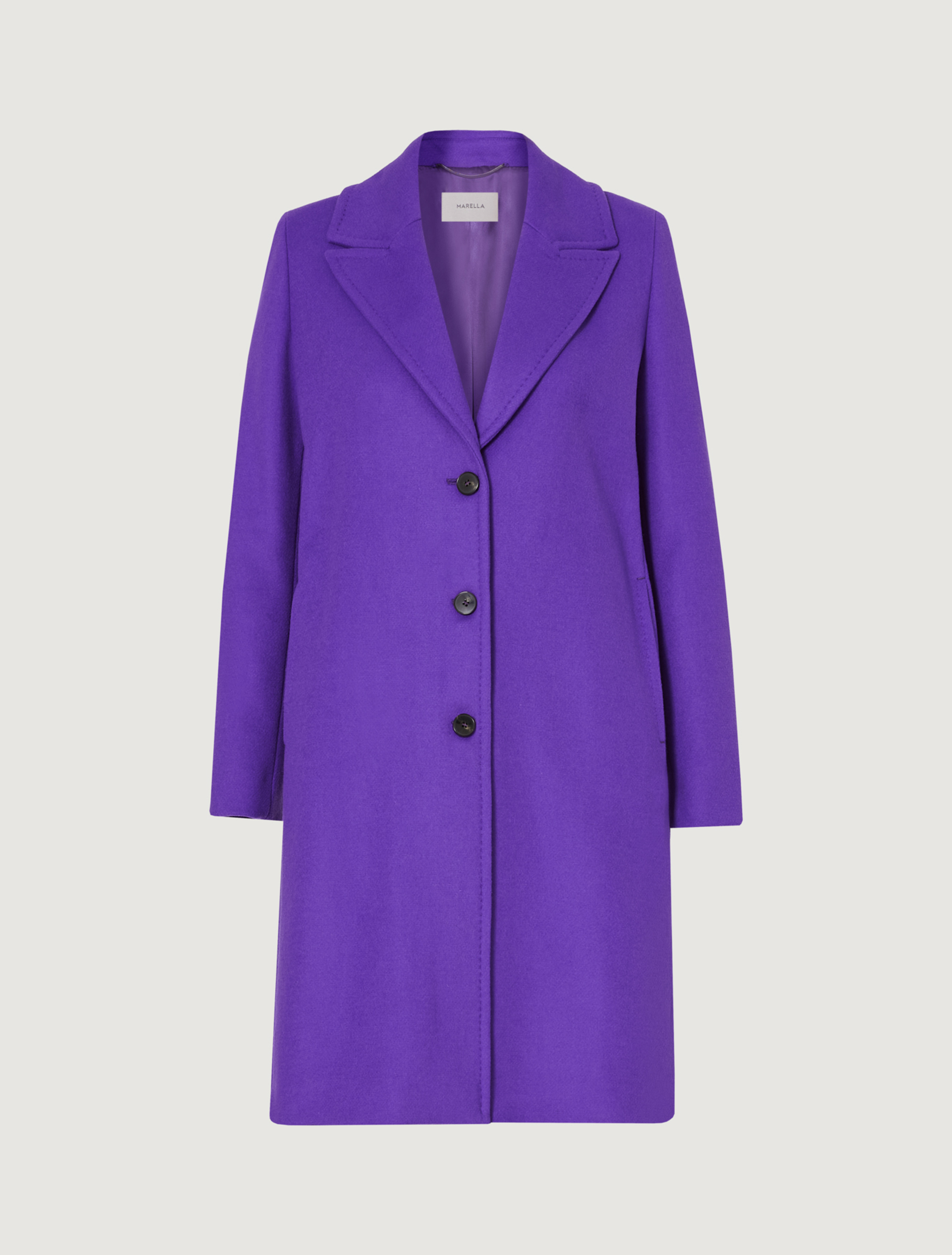 deep purple coat