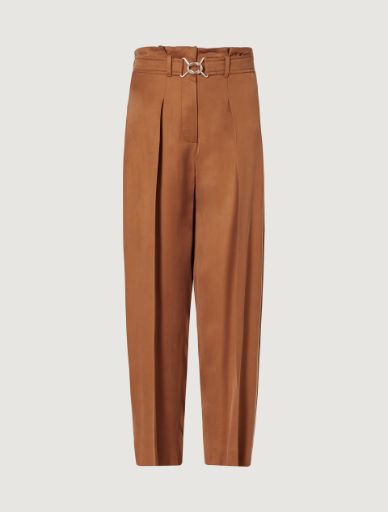 High-waisted trousers Marella