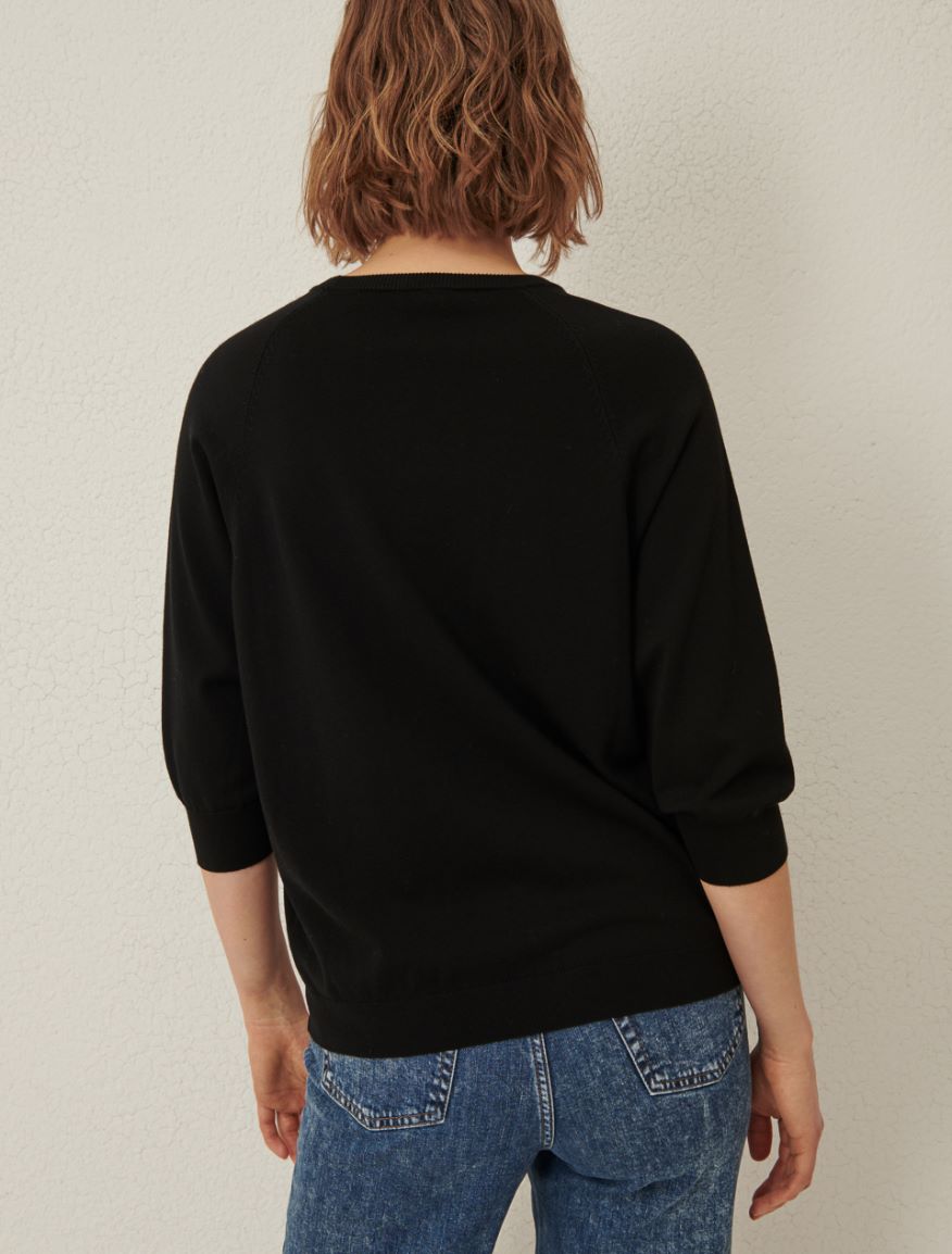 Stockinette-stitched sweater Marella