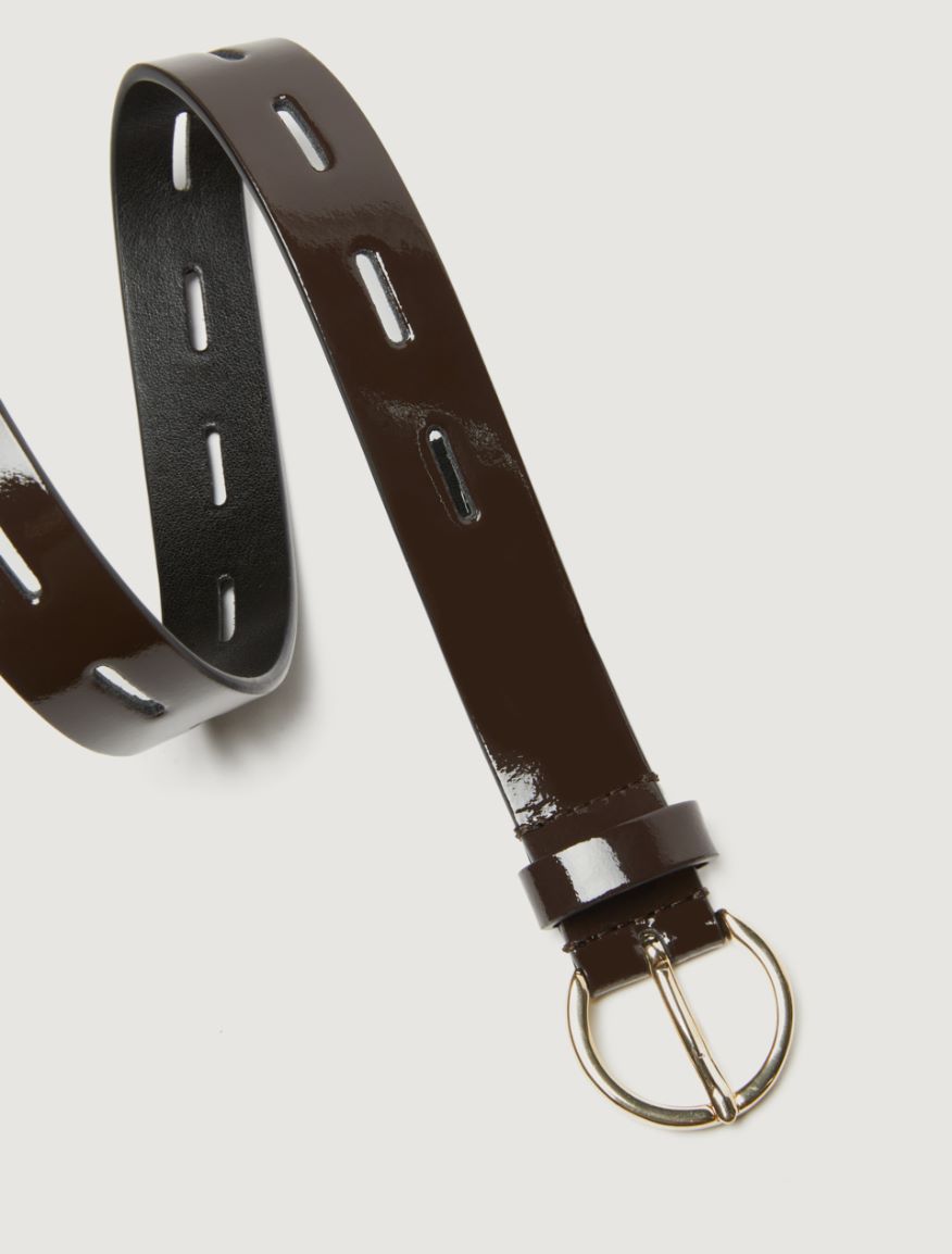 Patent leather belt Marella