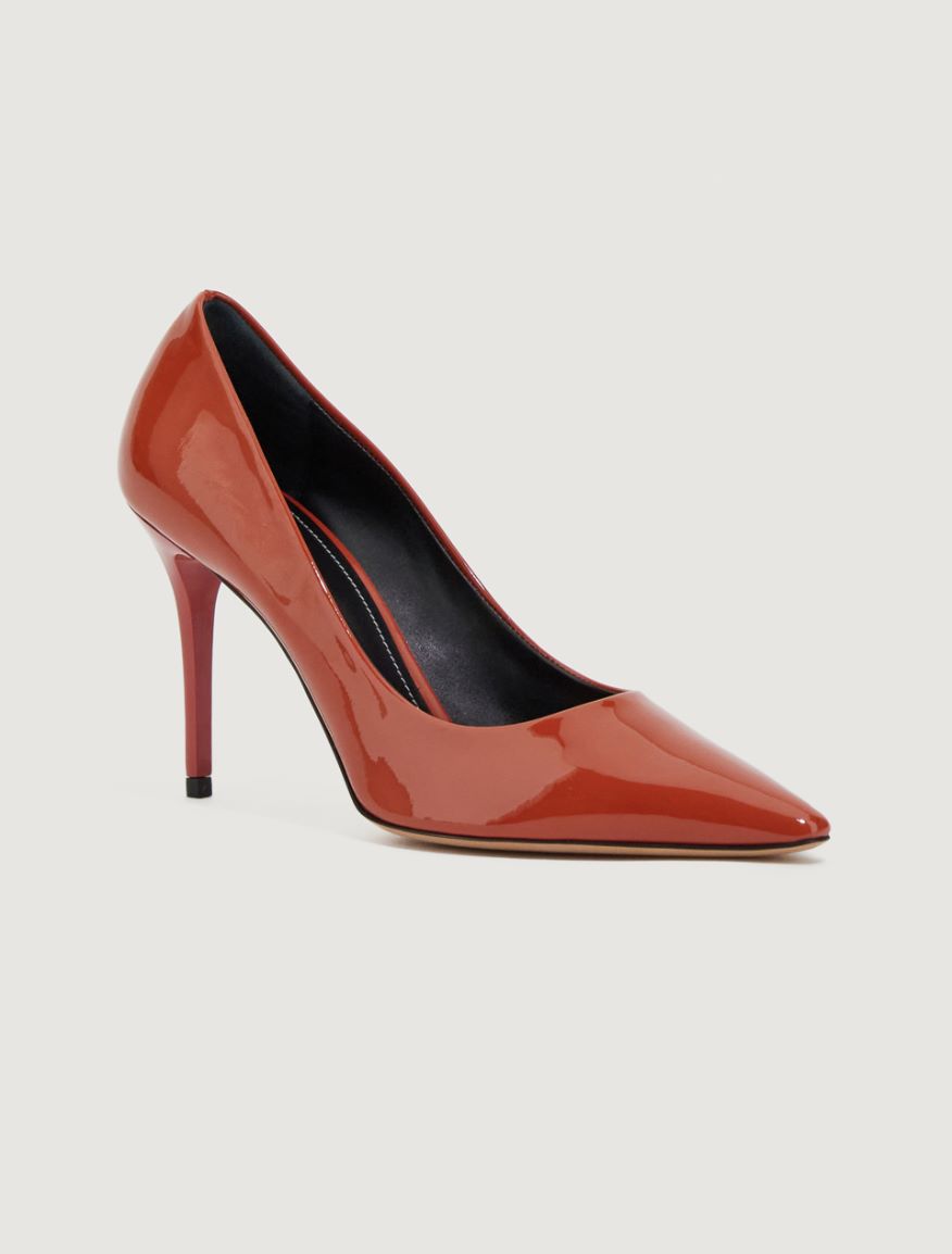 Patent leather court shoes Marella