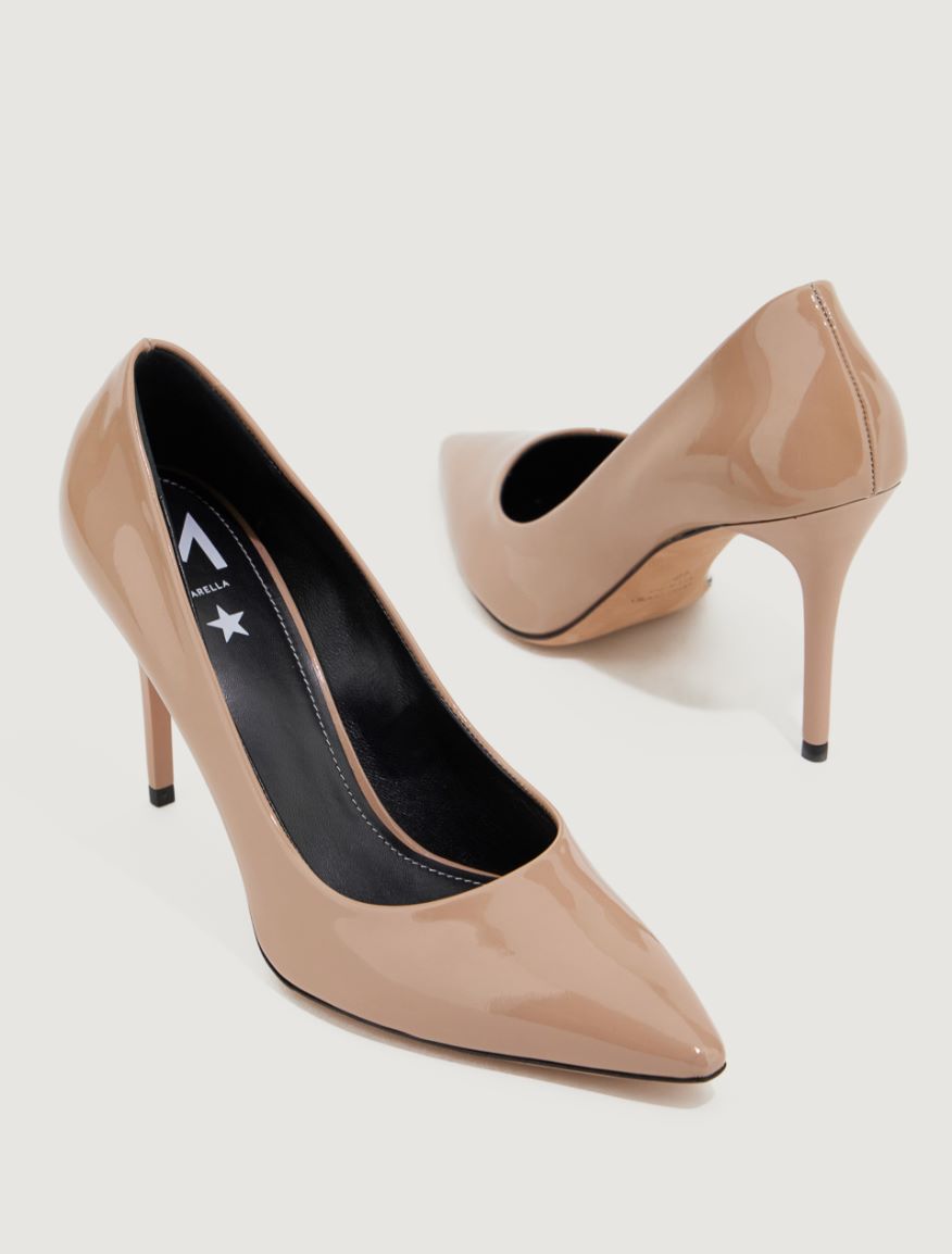 Patent leather court shoes Marella