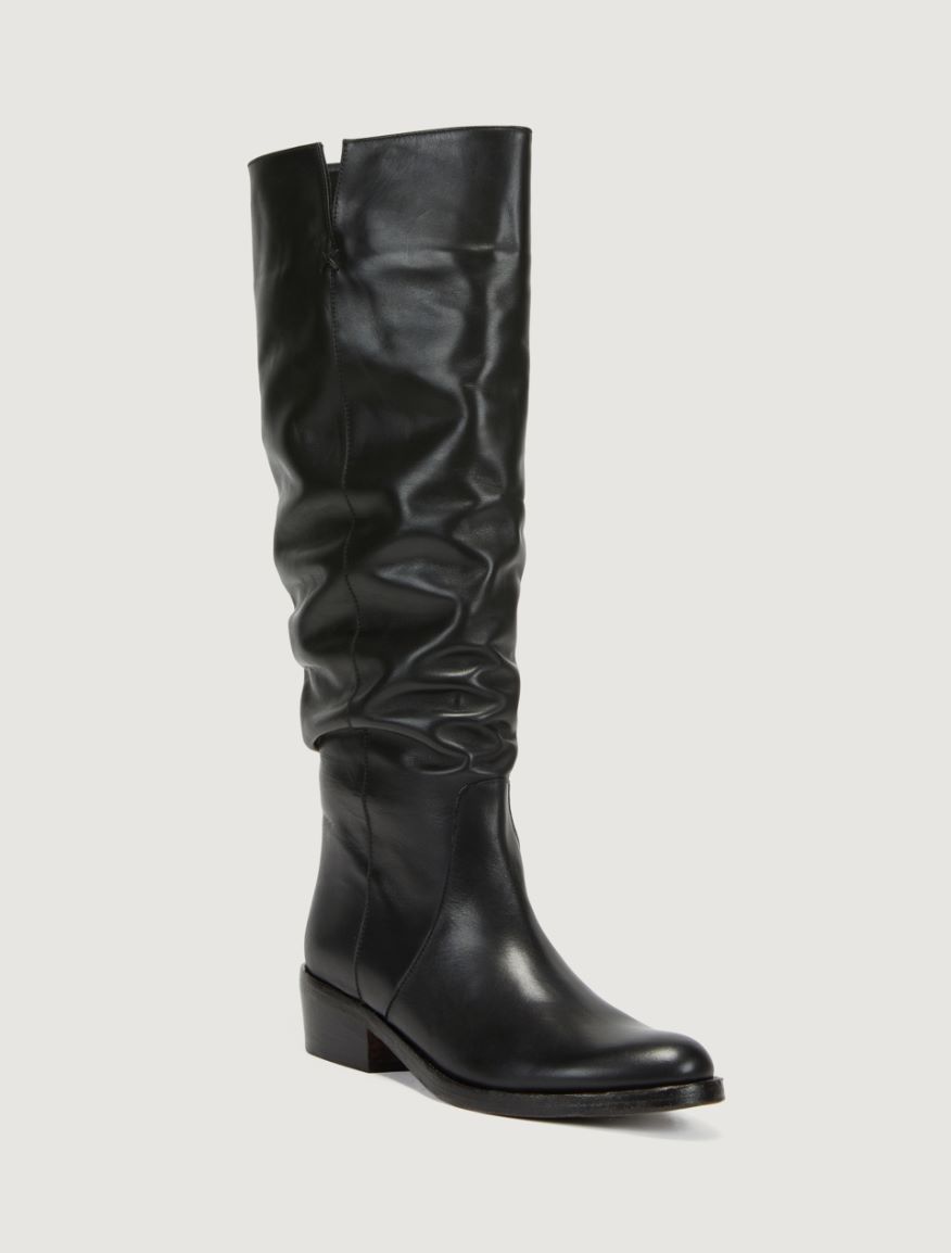 Leather boots Marella