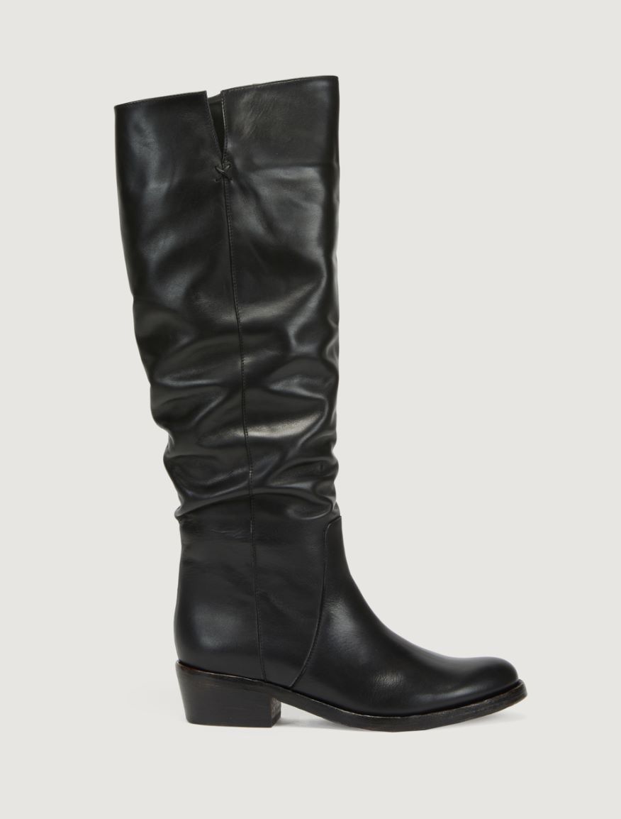 Leather boots Marella