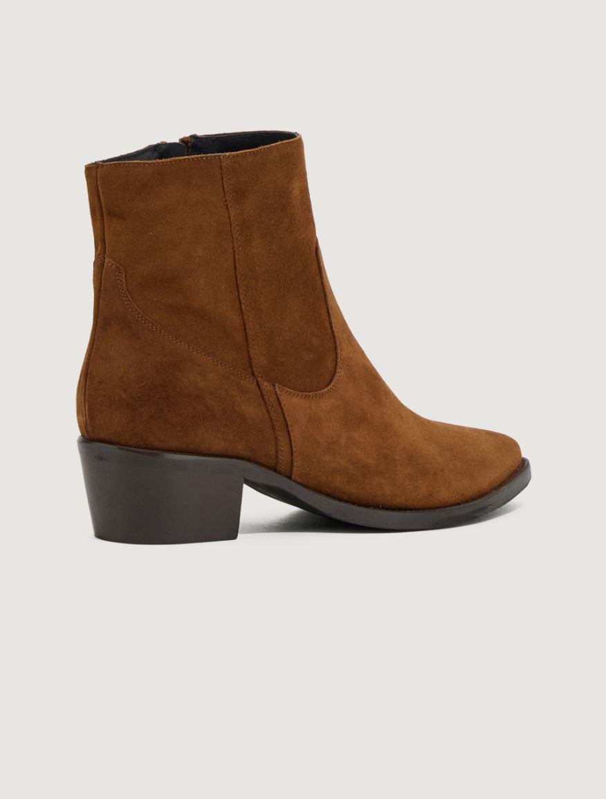 Split leather ankle boots Marella