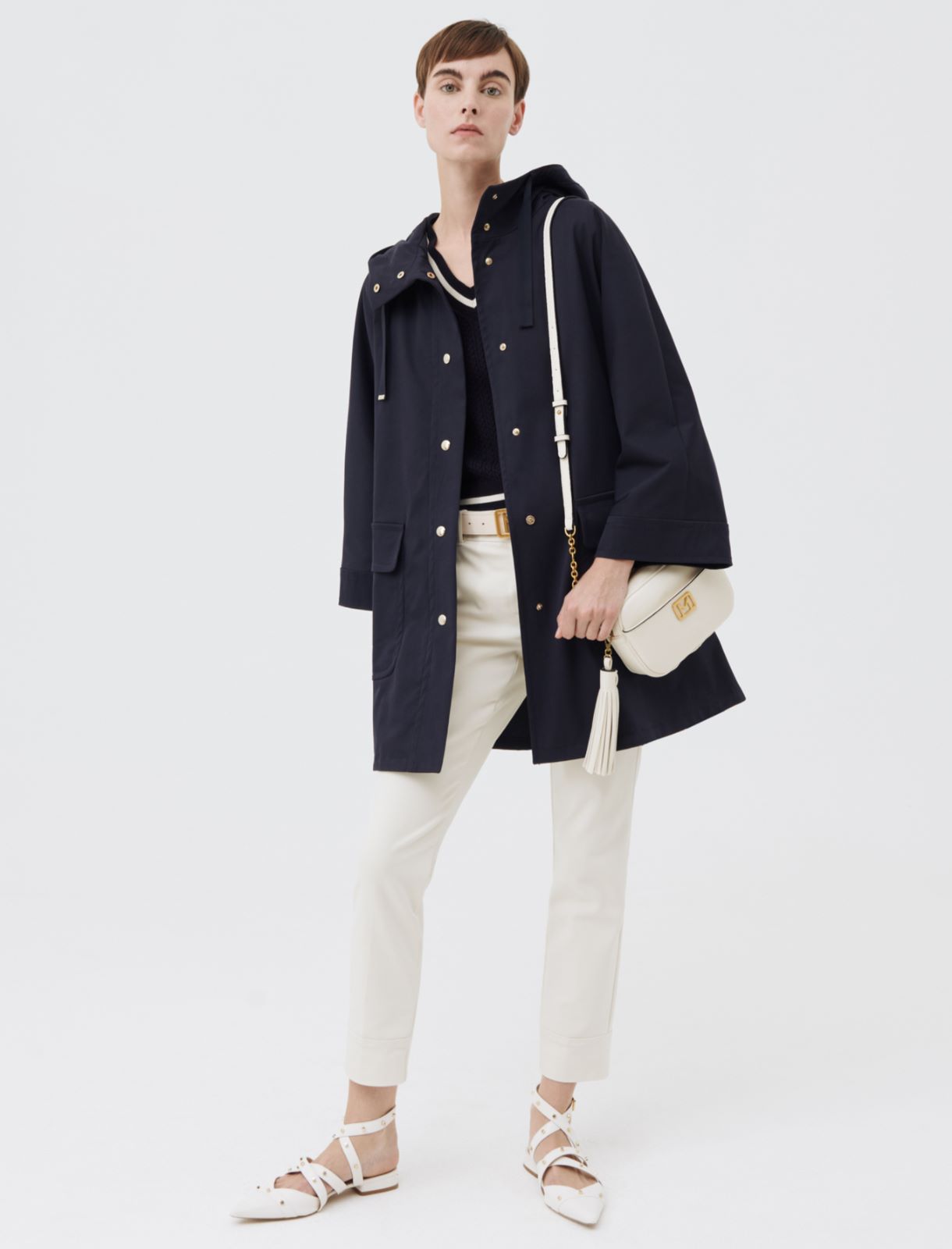 Hooded trench coat Marella