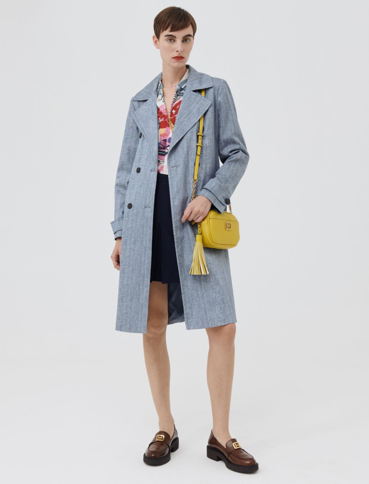 Patterned trench coat Marella