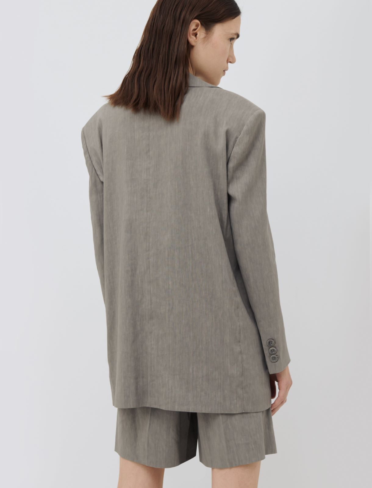 Blazer mono petto MONOCHROME, grigio medio - Marella