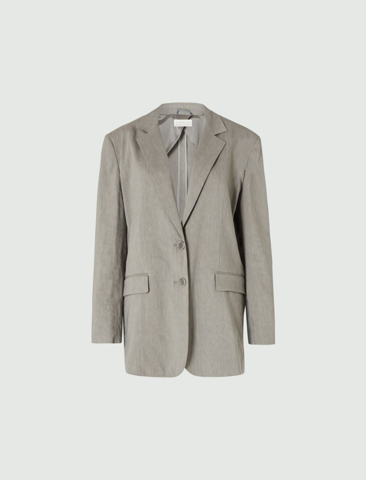 Blazer mono petto MONOCHROME, grigio medio - Marella