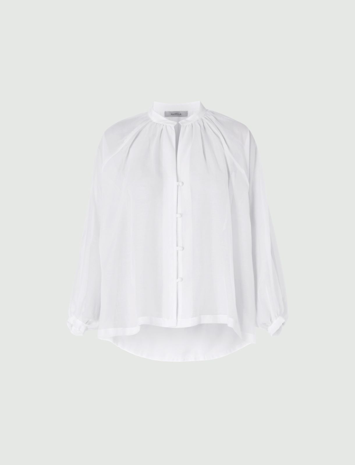 Muslin shirt, white - Marella