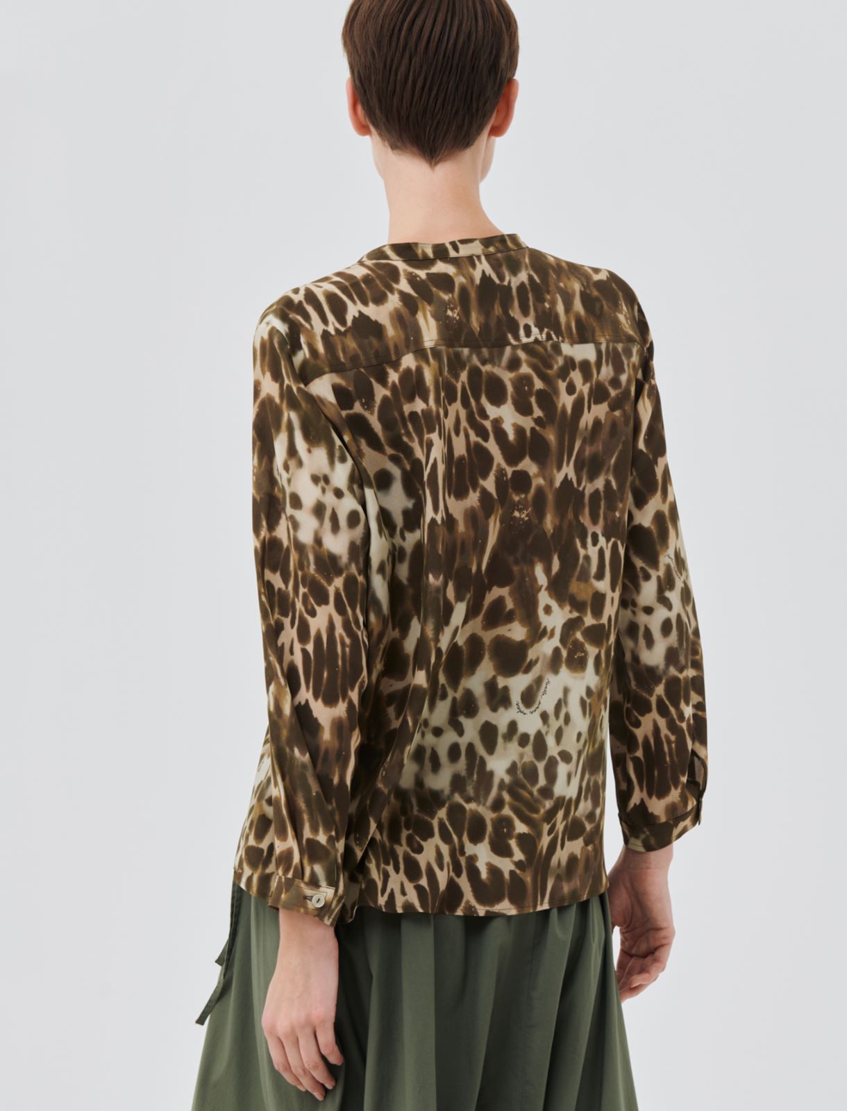 Crepe shirt, kaki - Marella