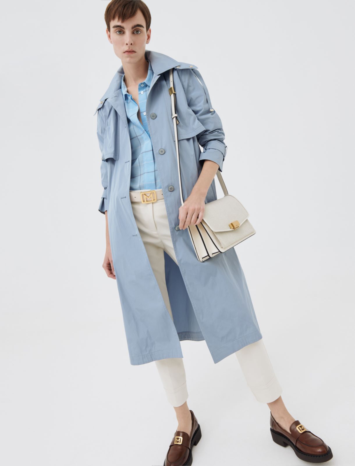 Patterned shirt, light blue - Marella