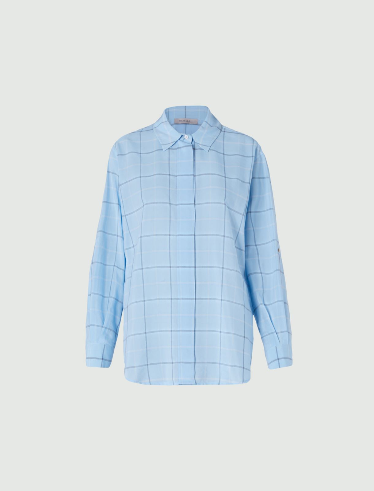 Patterned shirt, light blue - Marella