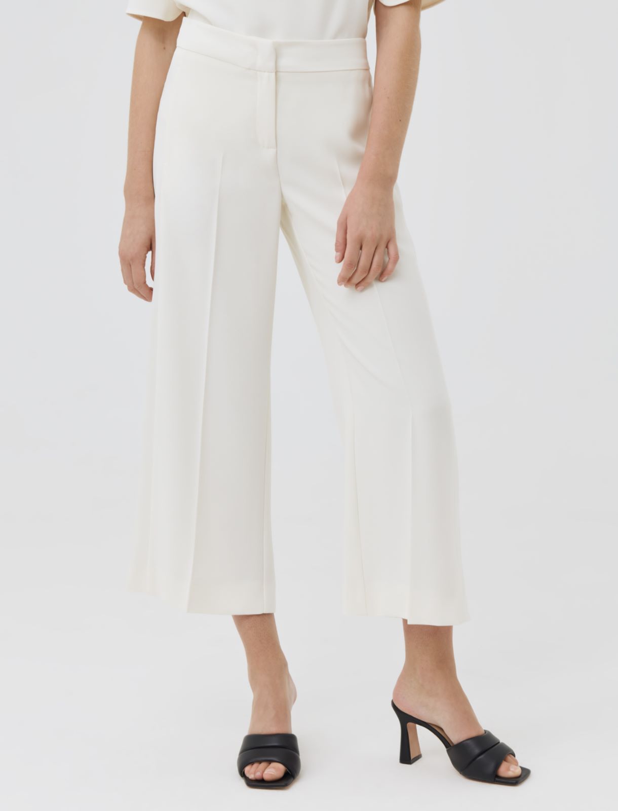 ART.365 trousers, wool white - Marella