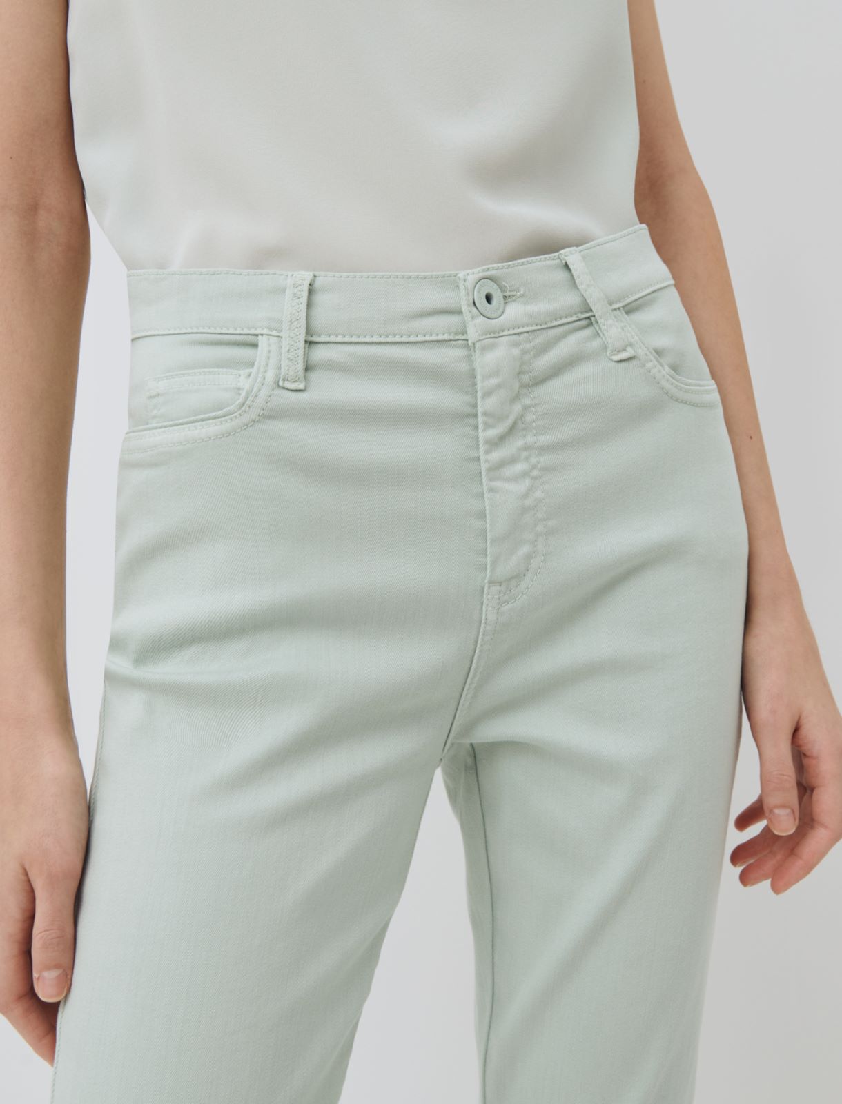 MONOCHROME Skinny jeans, pastel green - Marella