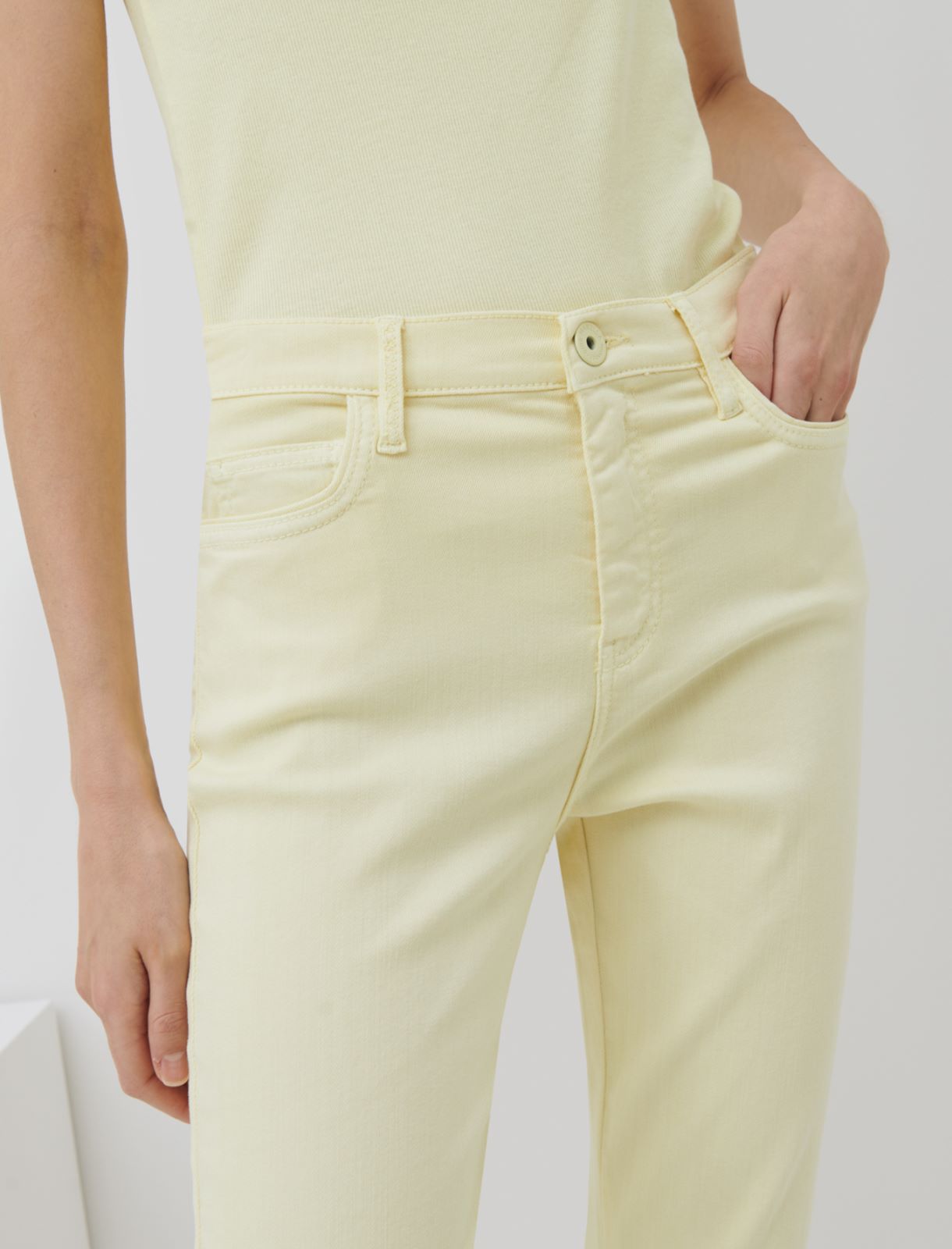 Jeans skinny fit MONOCHROME, giallo chiaro - Marella