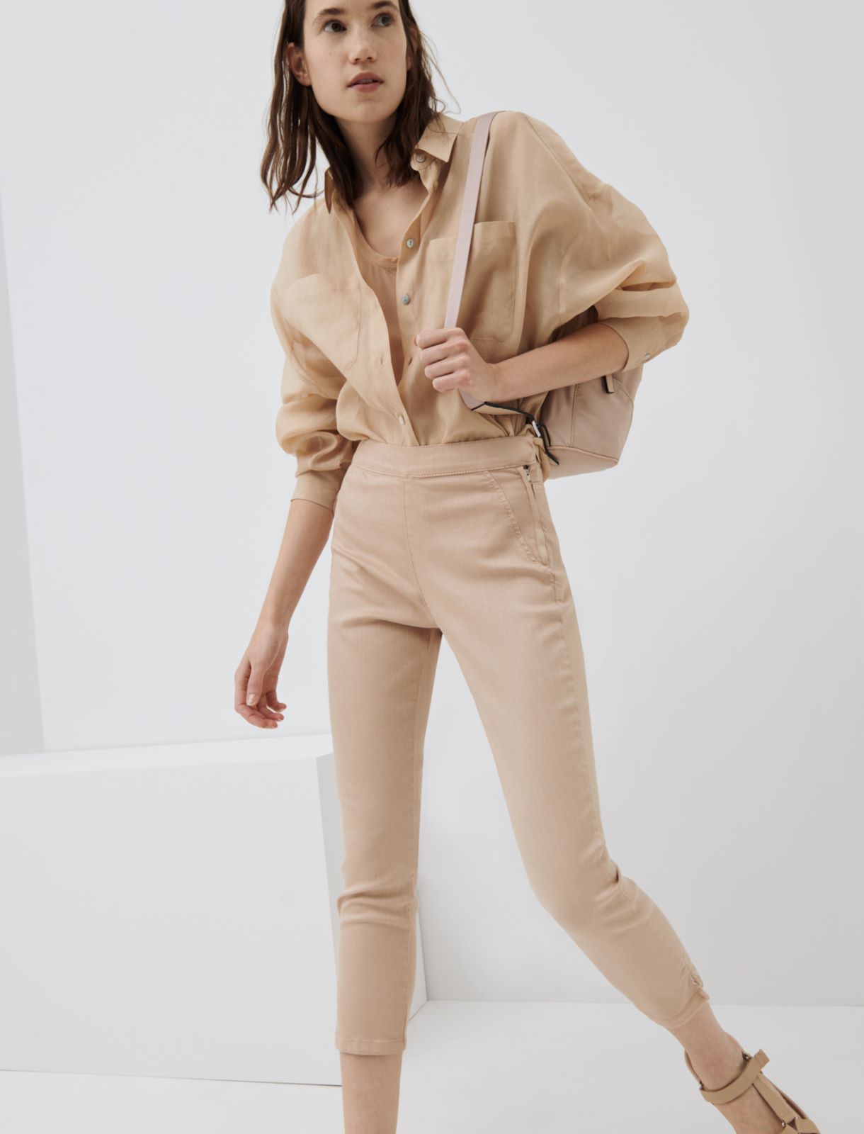MONOCHROME Skinny jeans, sand - Marella