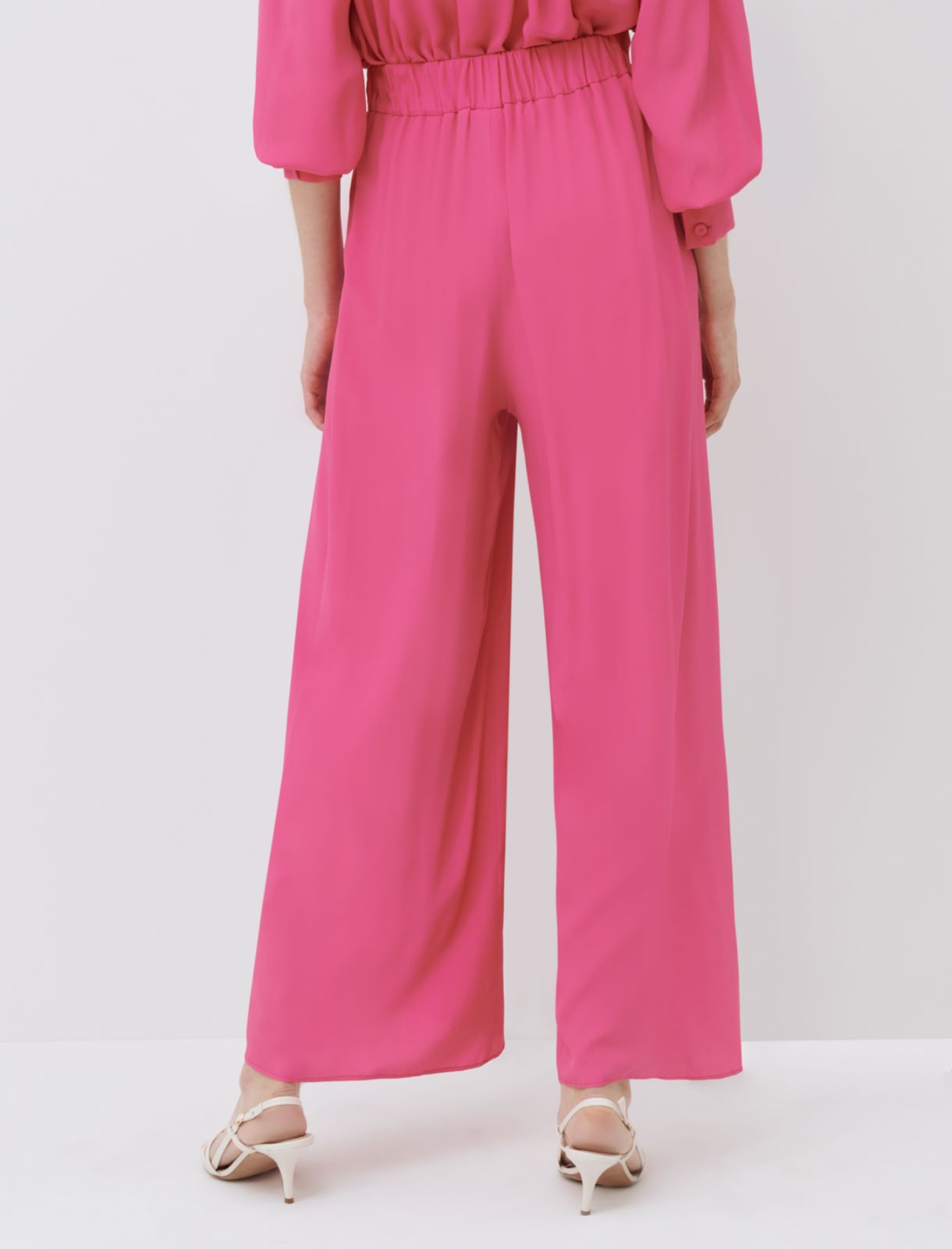 Crepe trousers, fuchsia - Marella