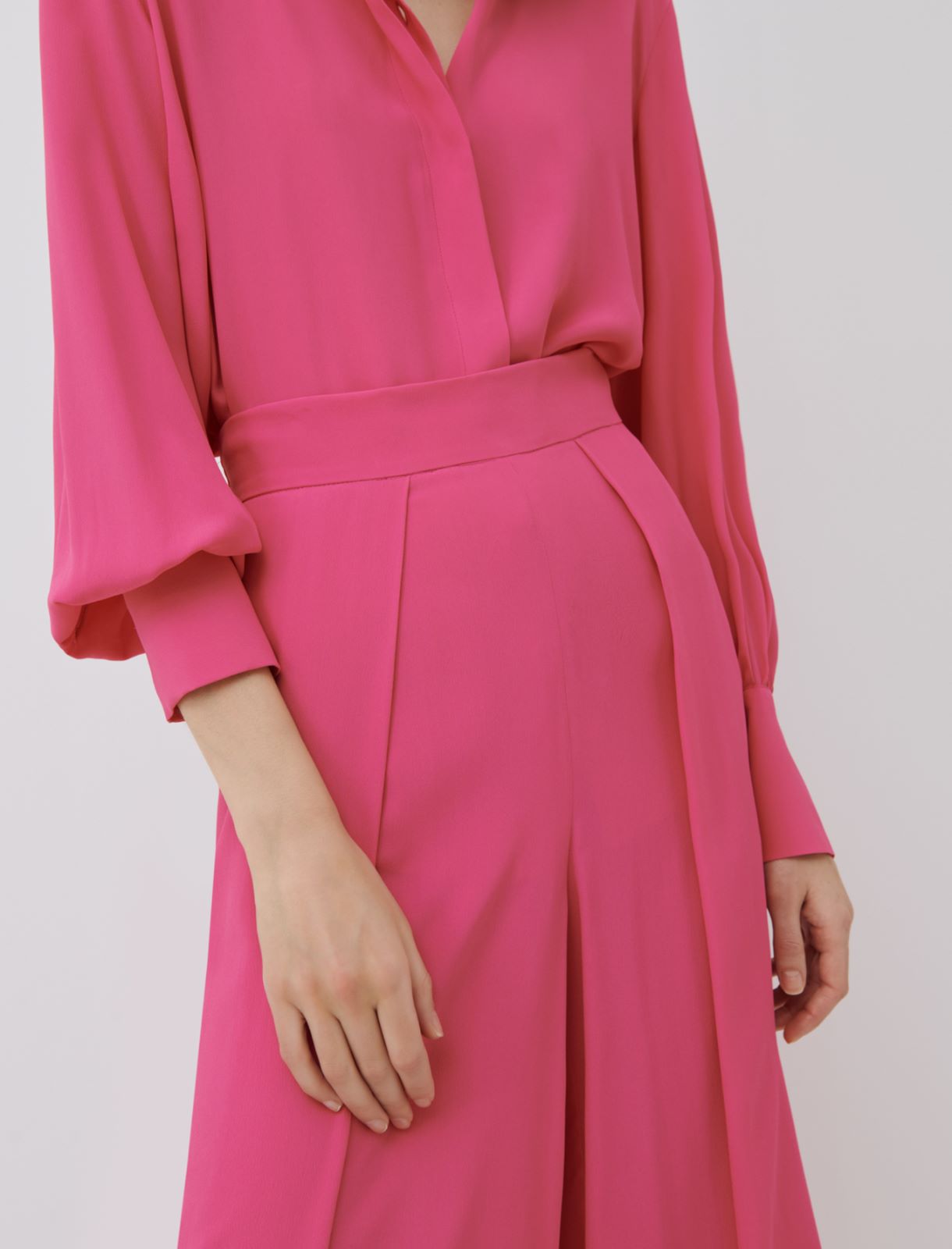 Crepe trousers, fuchsia - Marella