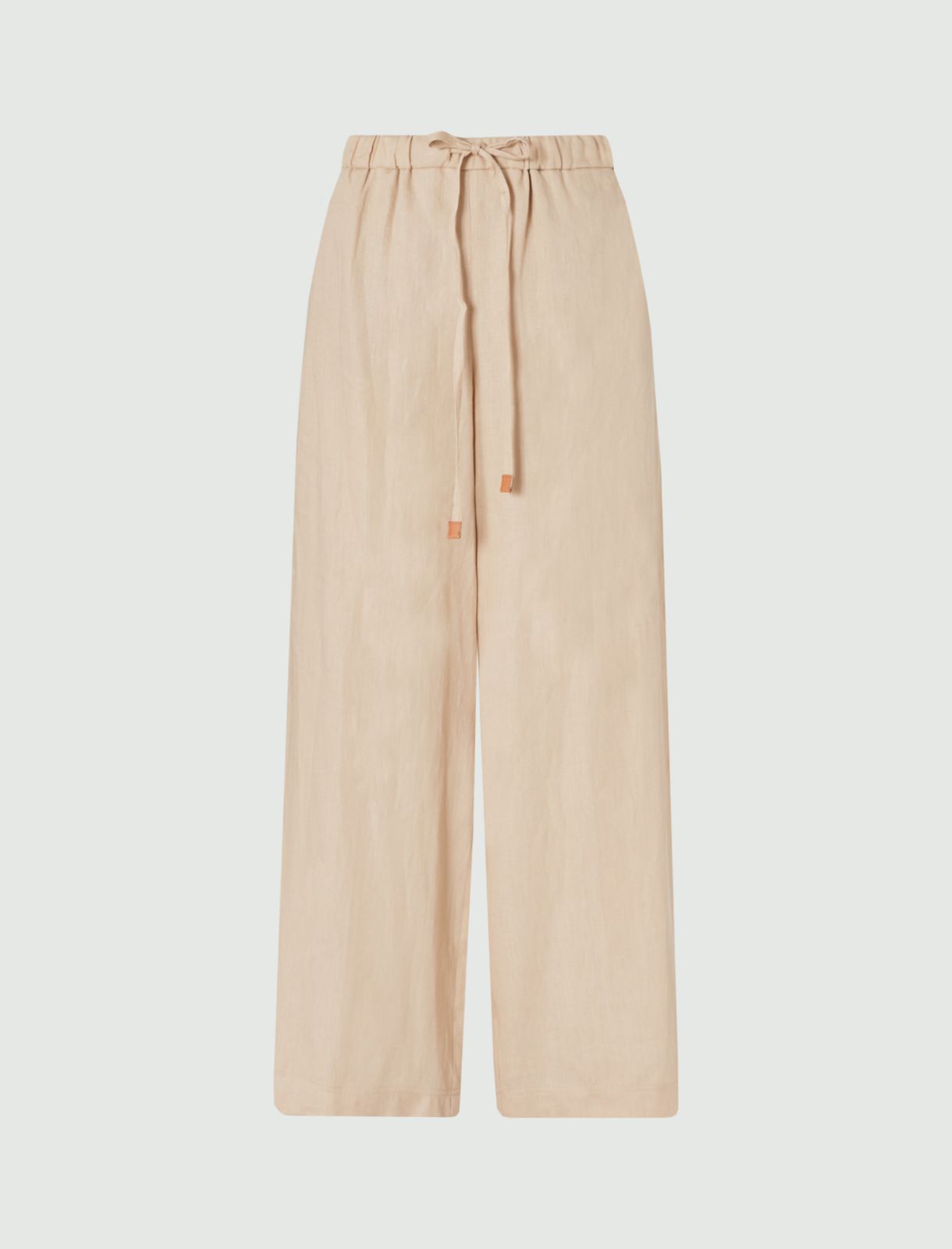 Linen trousers, sand - Marella