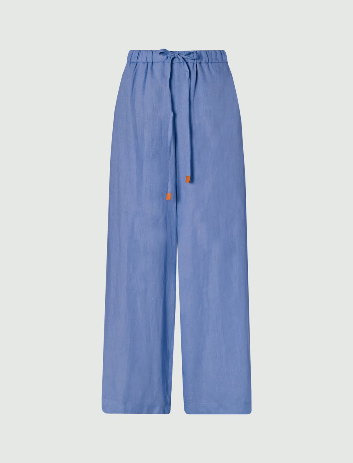Linen trousers, dark blue - Marella