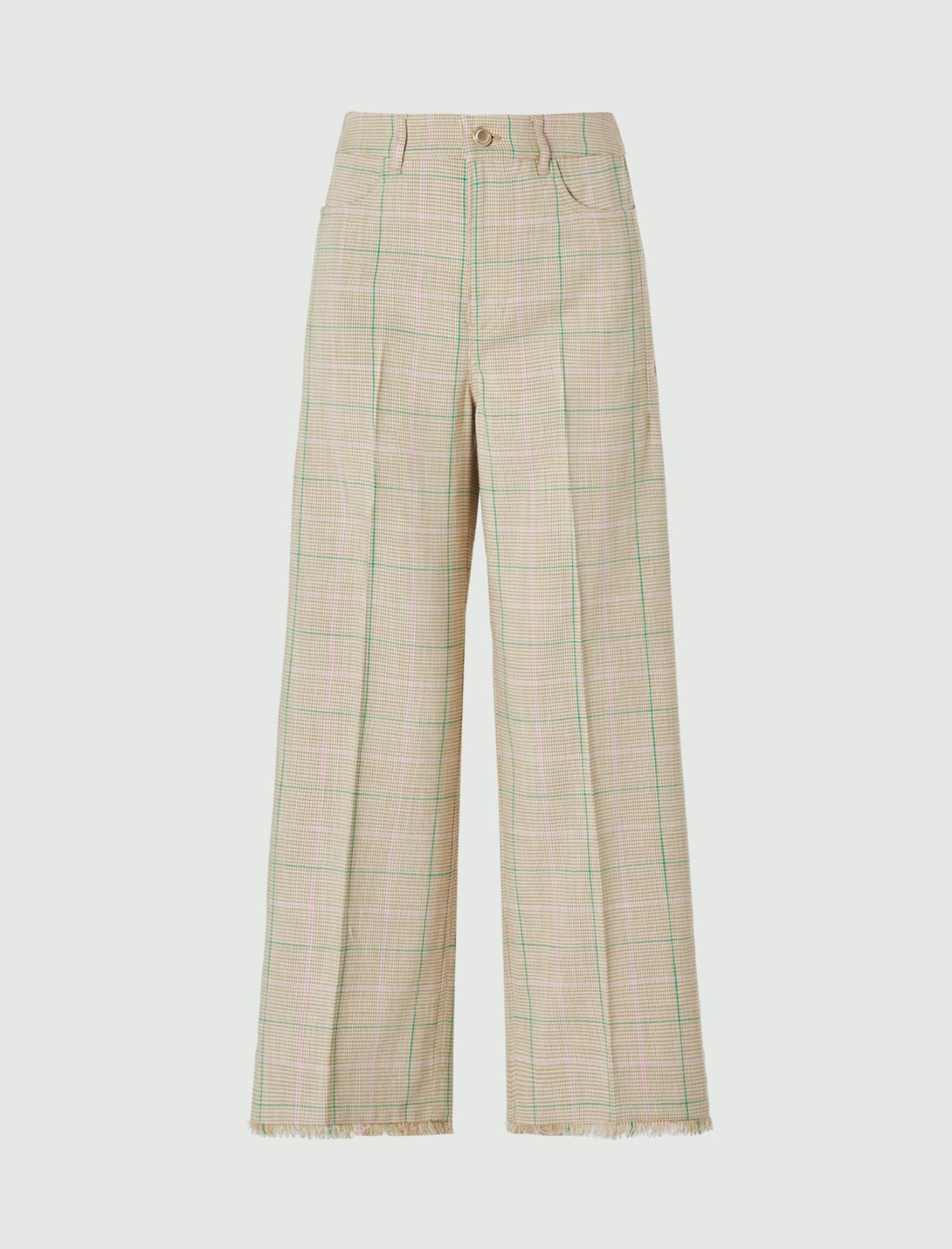 Basketweave trousers, natural - Marella