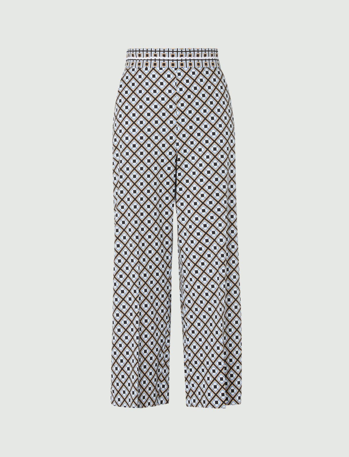 Poplin trousers, natural - Marella