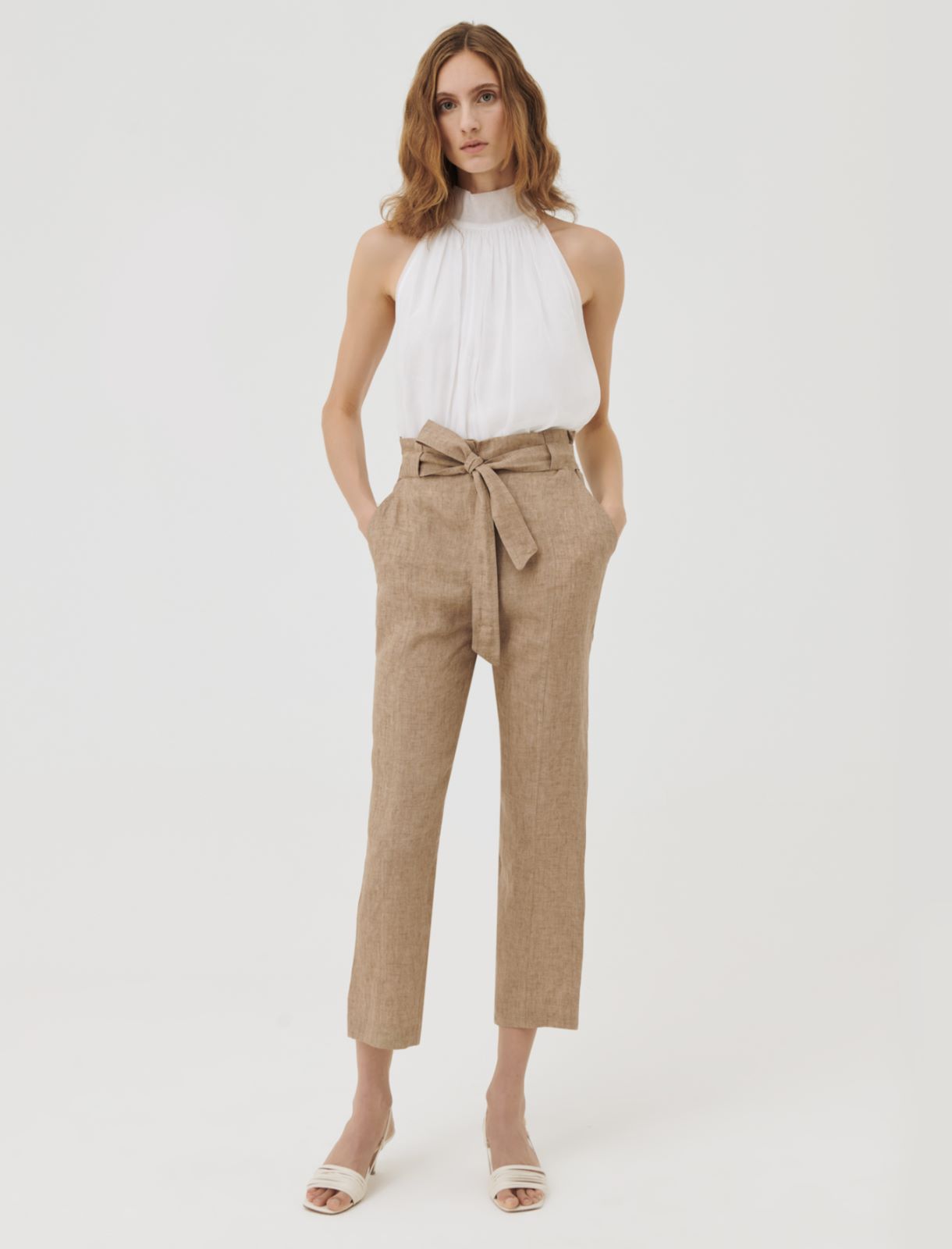Linen trousers, colonial - Marella