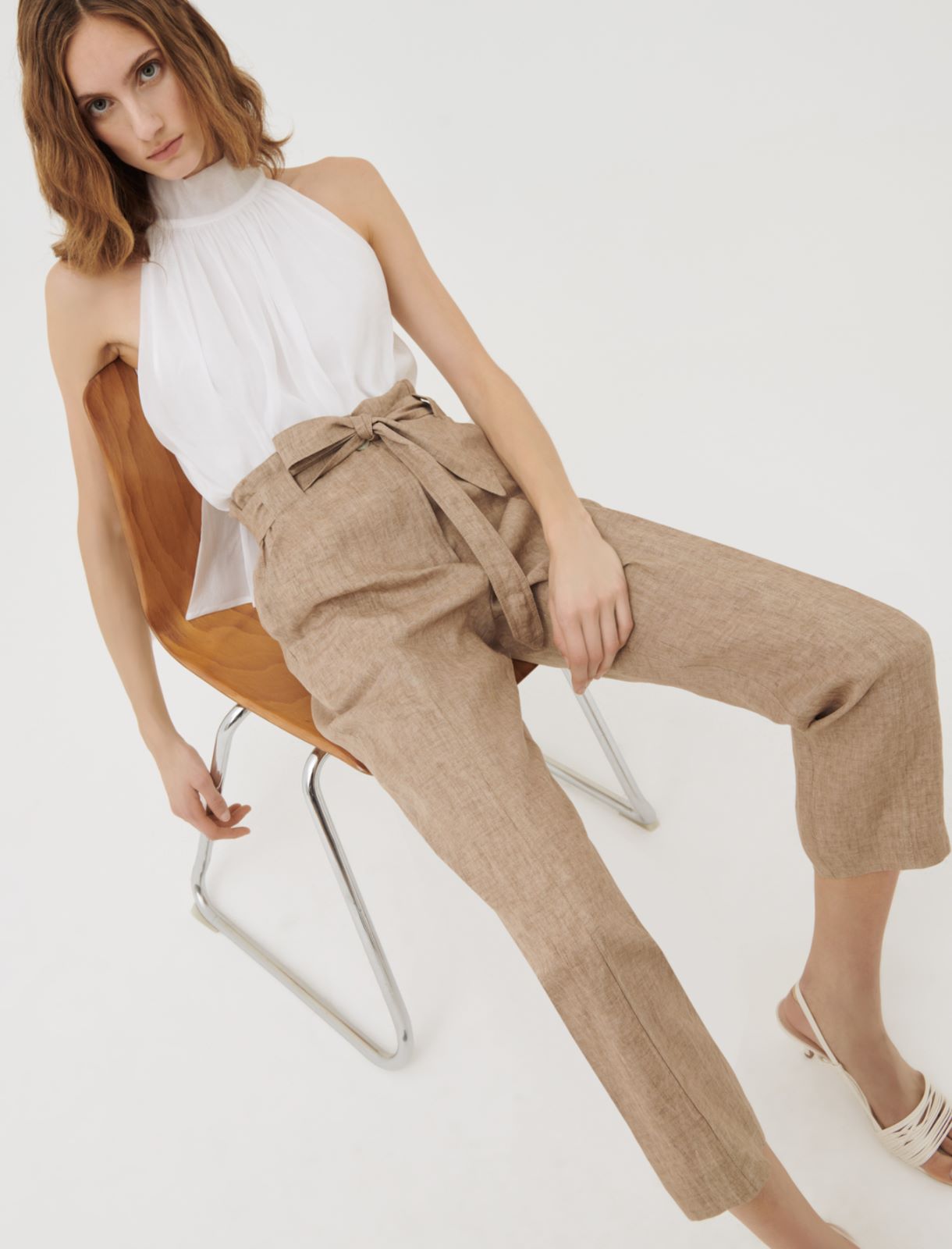 Linen trousers, colonial - Marella