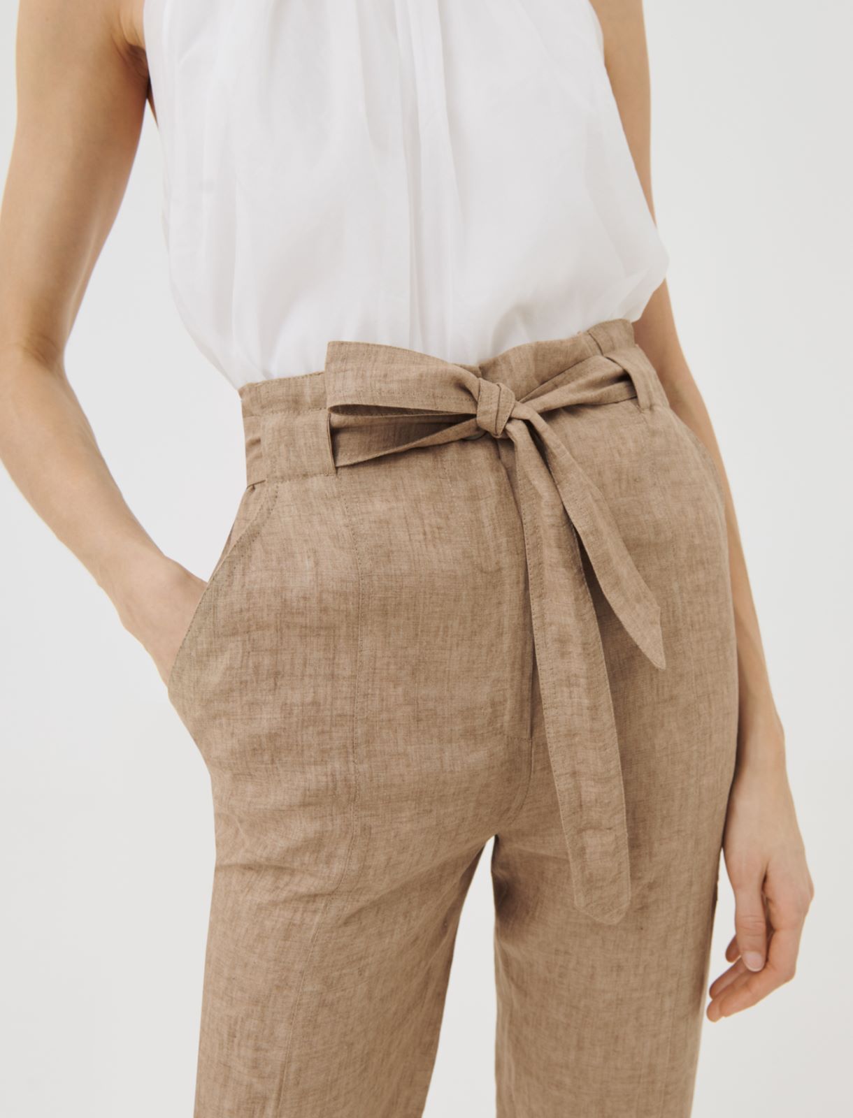 Linen trousers, colonial - Marella