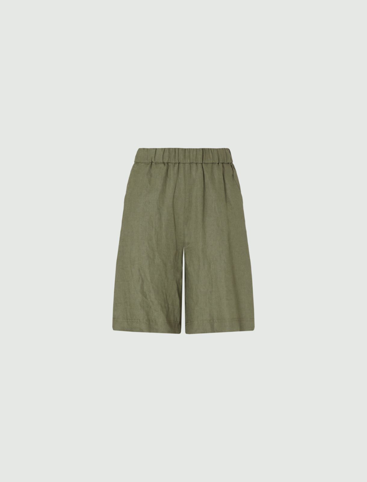 Linen shorts, kaki - Marella