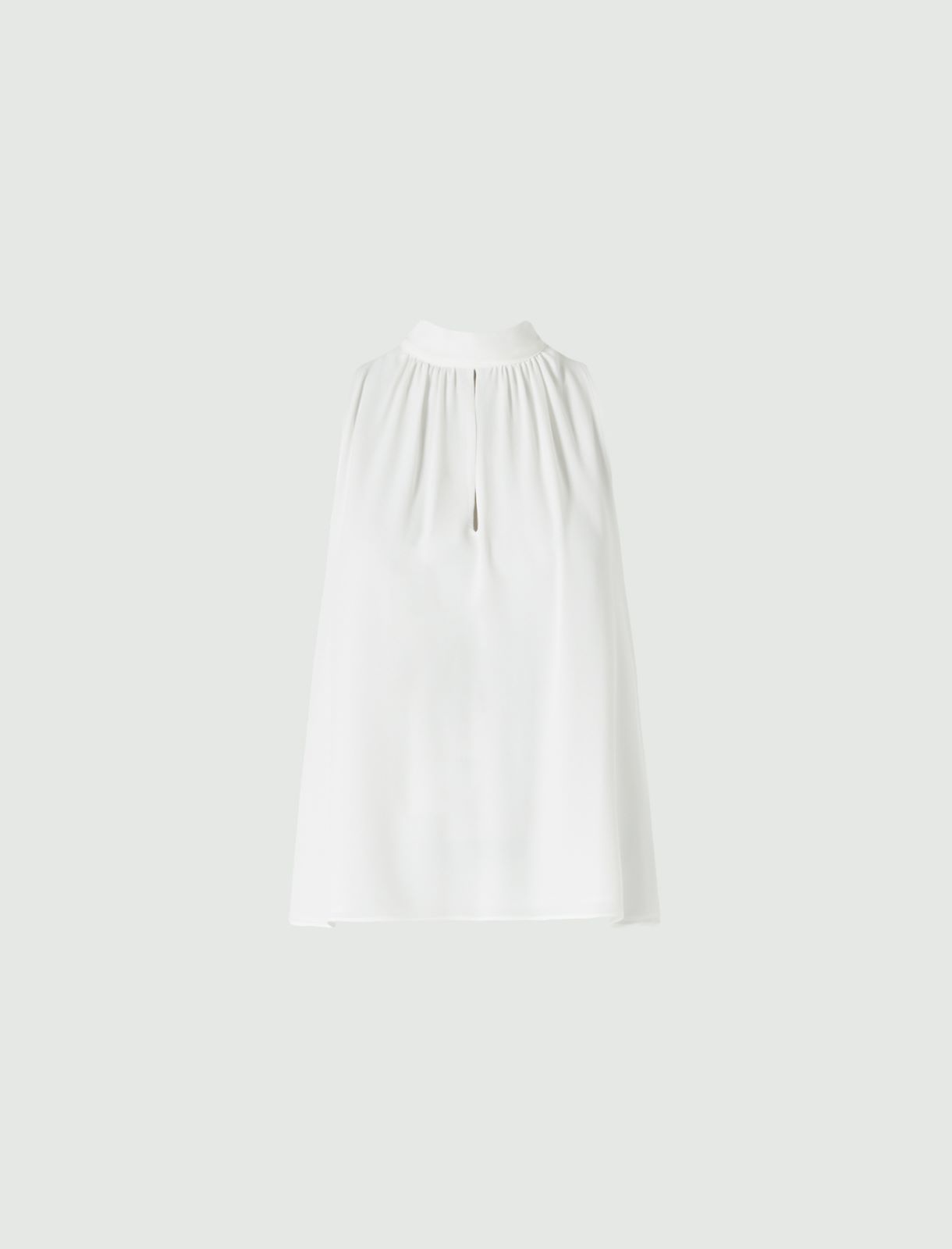 Crepe top, cream - Marella