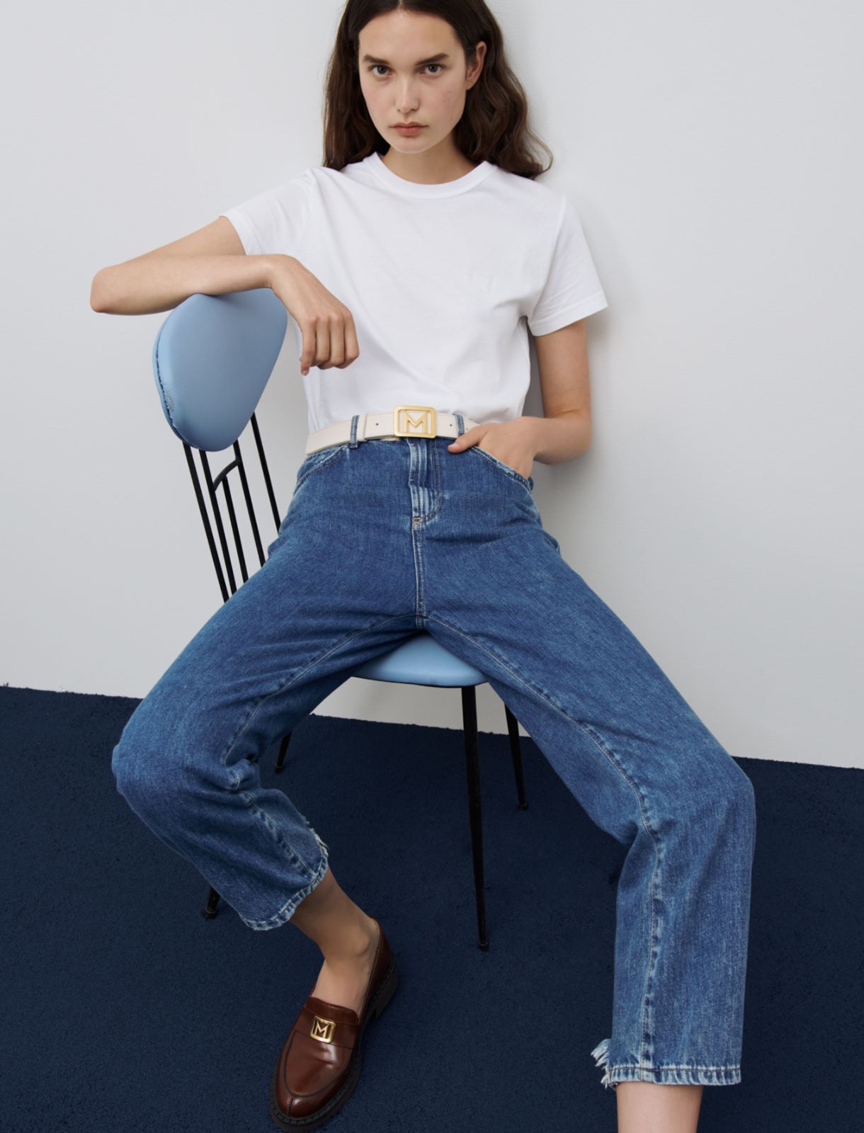 Mom-fit jeans, blue jeans - Marella