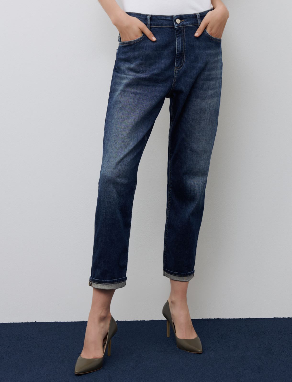Tomboy-fit jeans, blue jeans - Marella