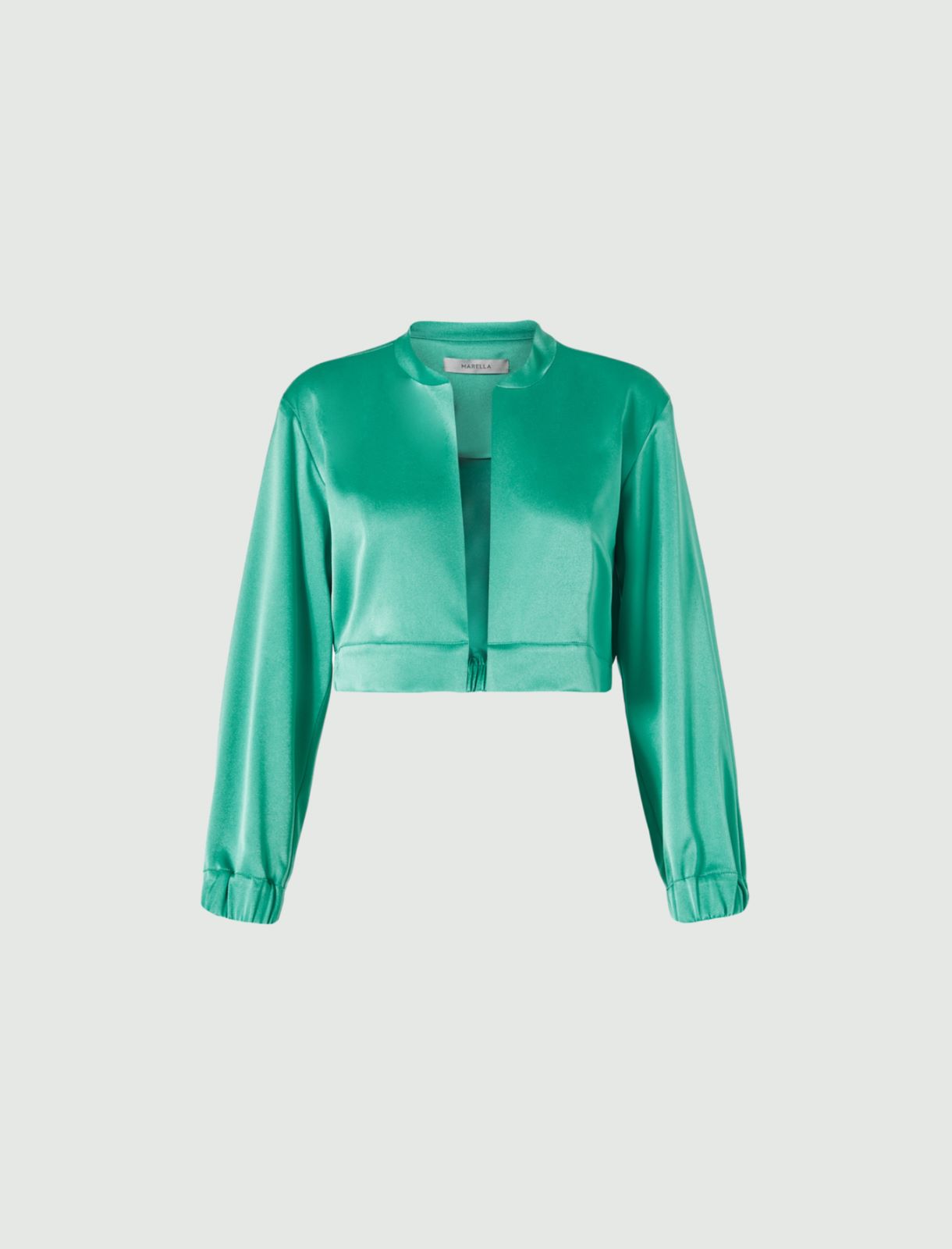Bomberjacke aus Satin, smaragdgrun - Marella