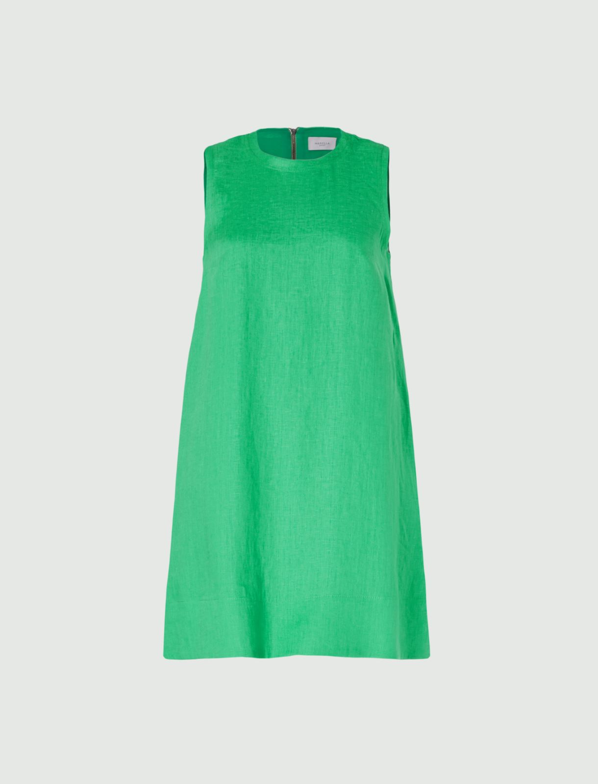 Linen dress, bright green - Marella