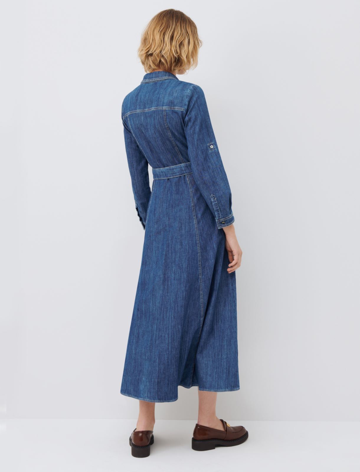 Shirt dress, blue jeans - Marella