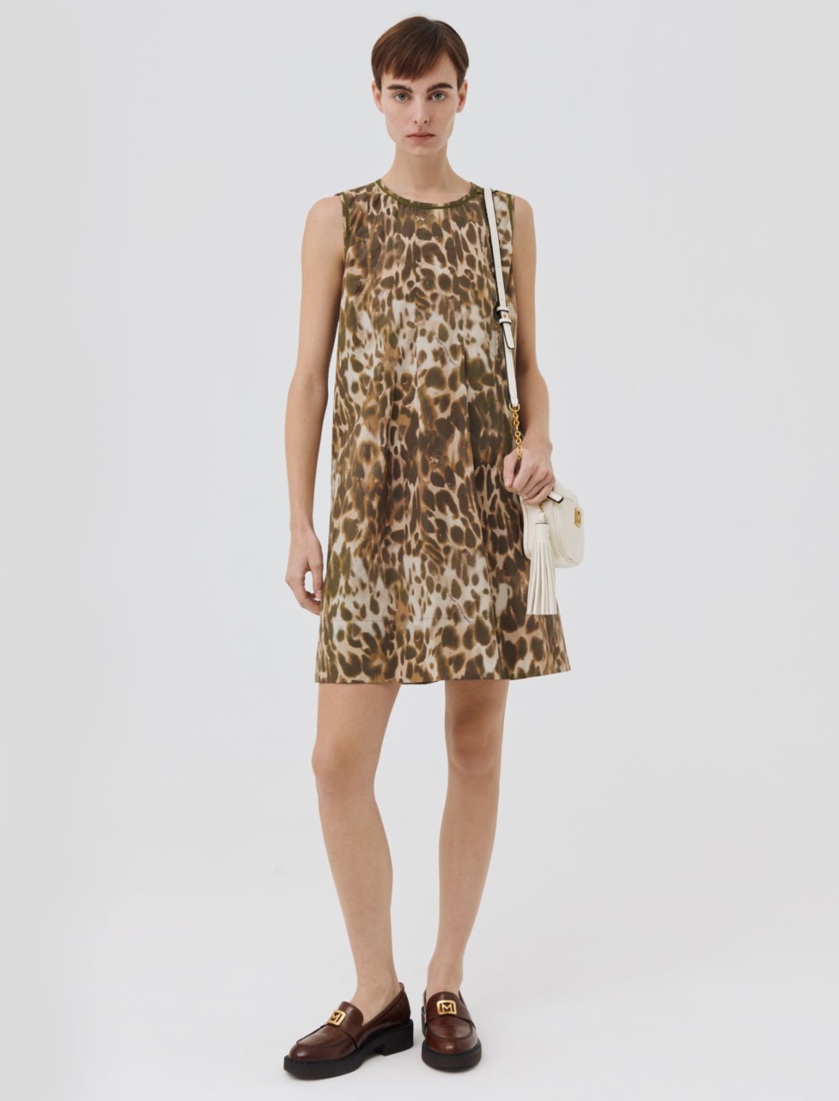 Poplin dress, kaki - Marella