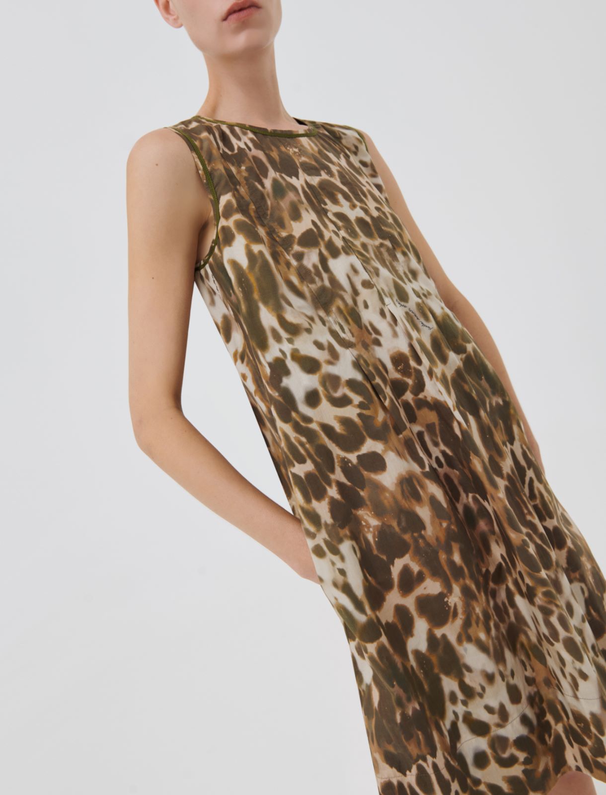 Poplin dress, kaki - Marella