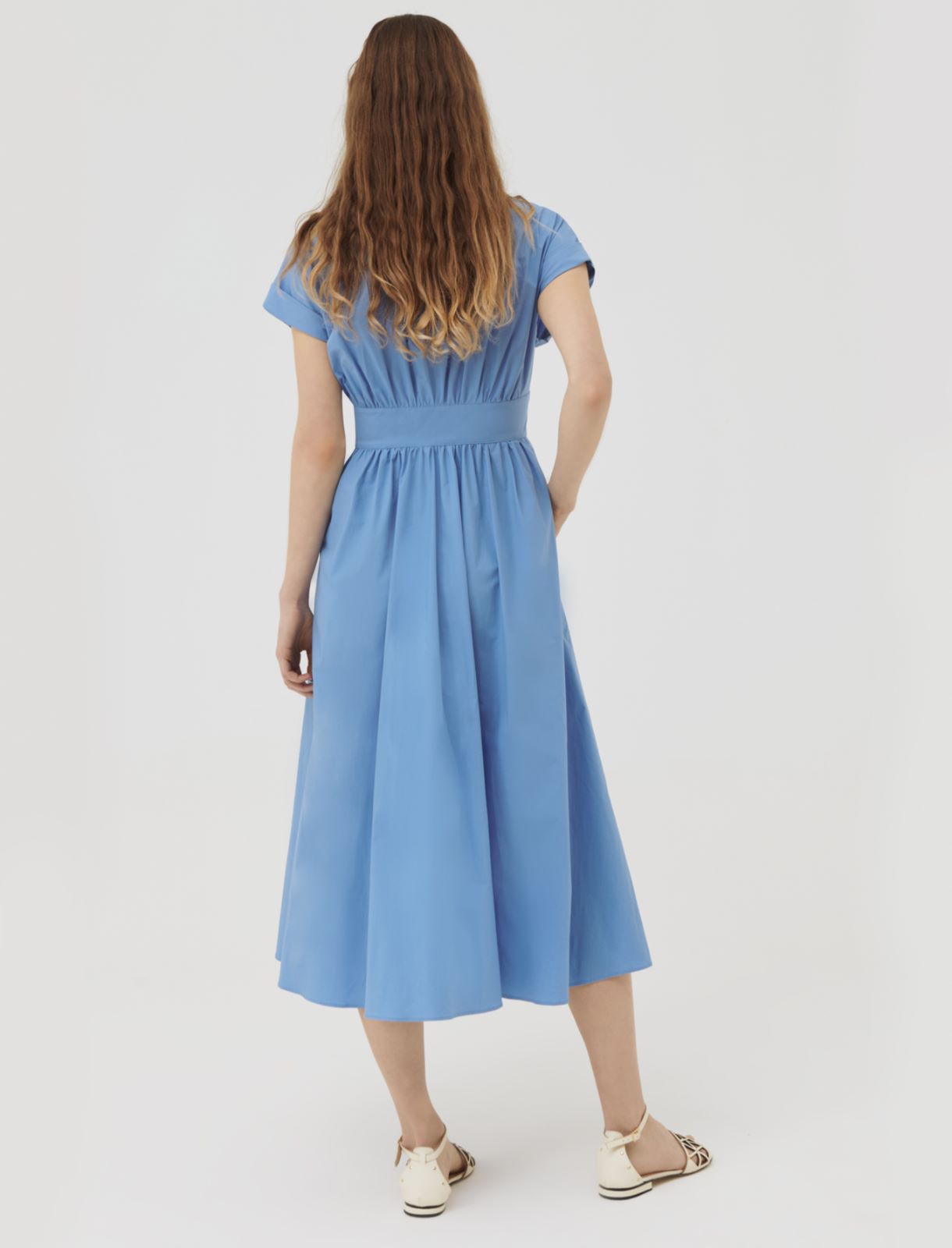 Abito fit & flare, azzurro - Marella