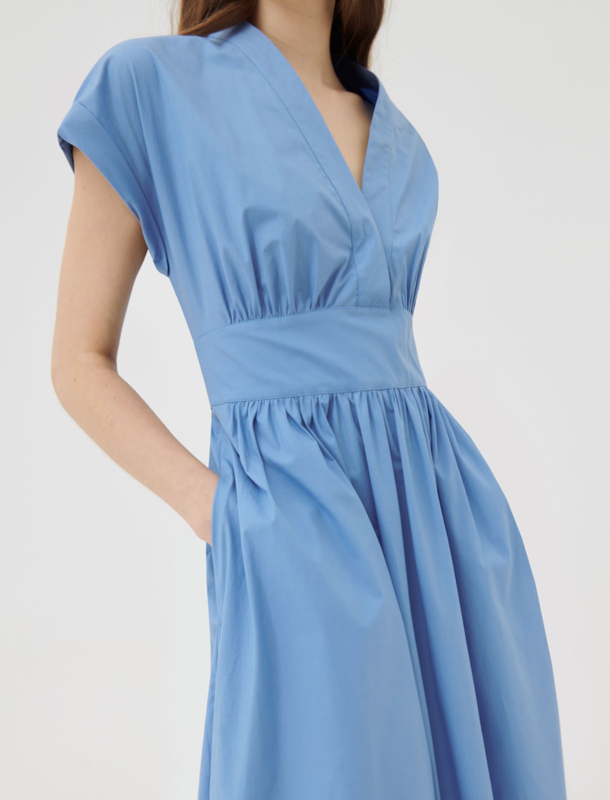 Abito fit & flare, azzurro - Marella