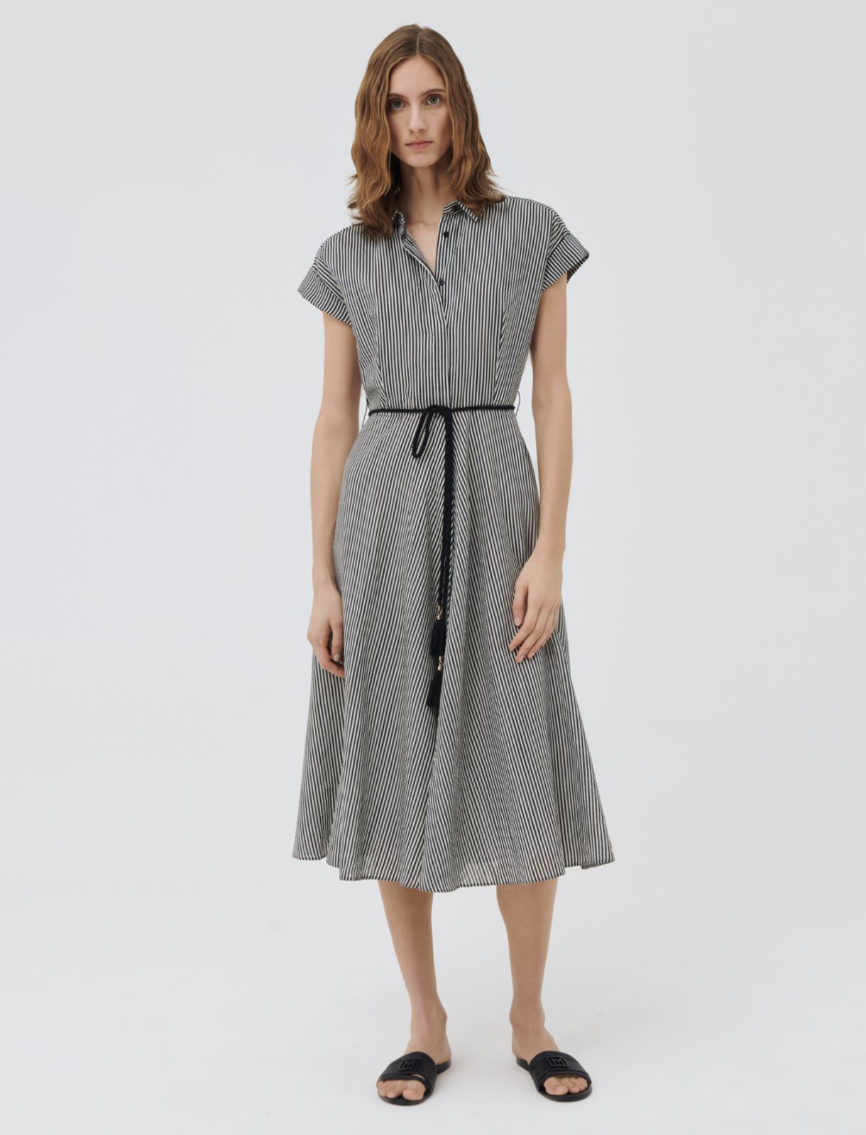 Shirt dress, black - Marella