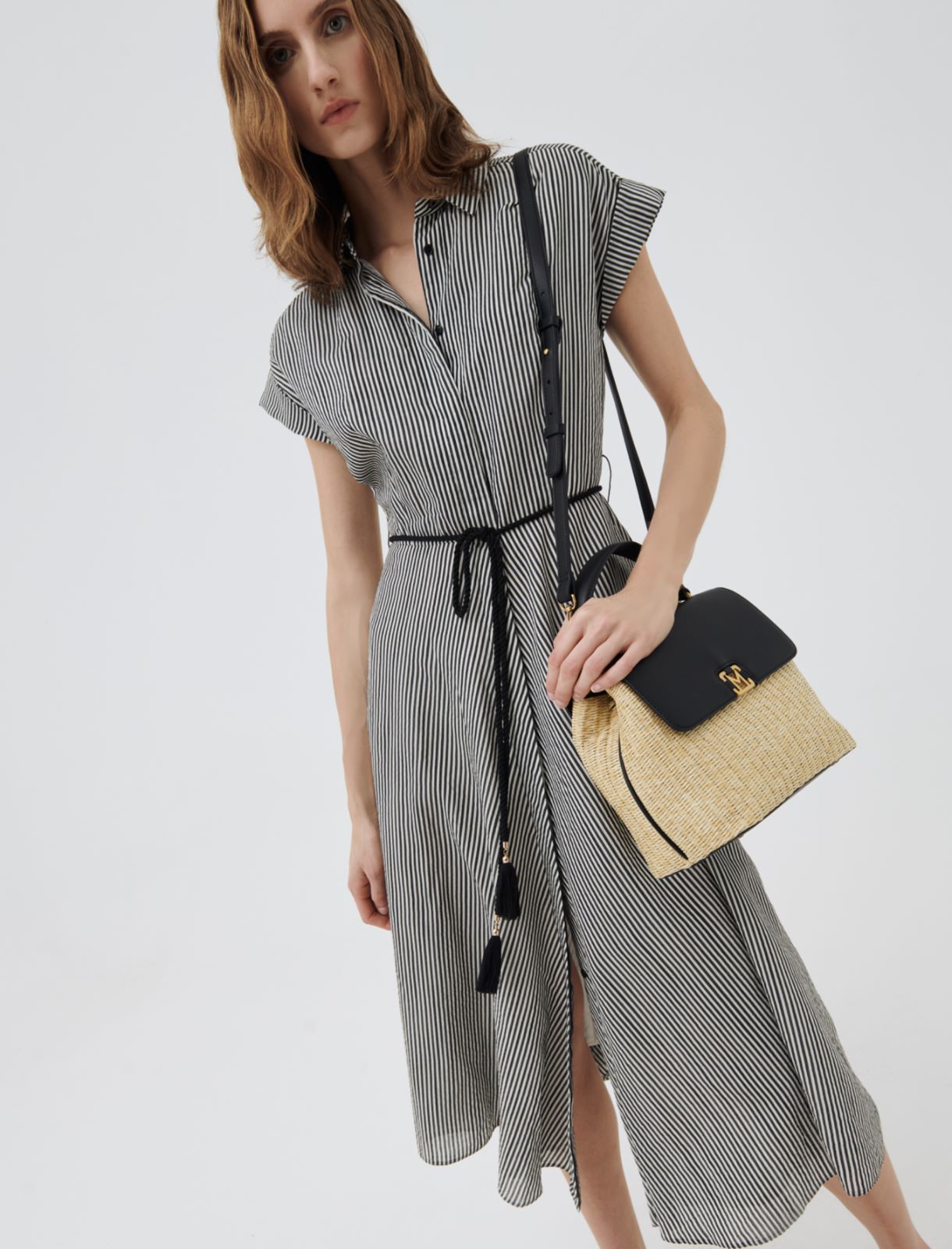Shirt dress, black - Marella