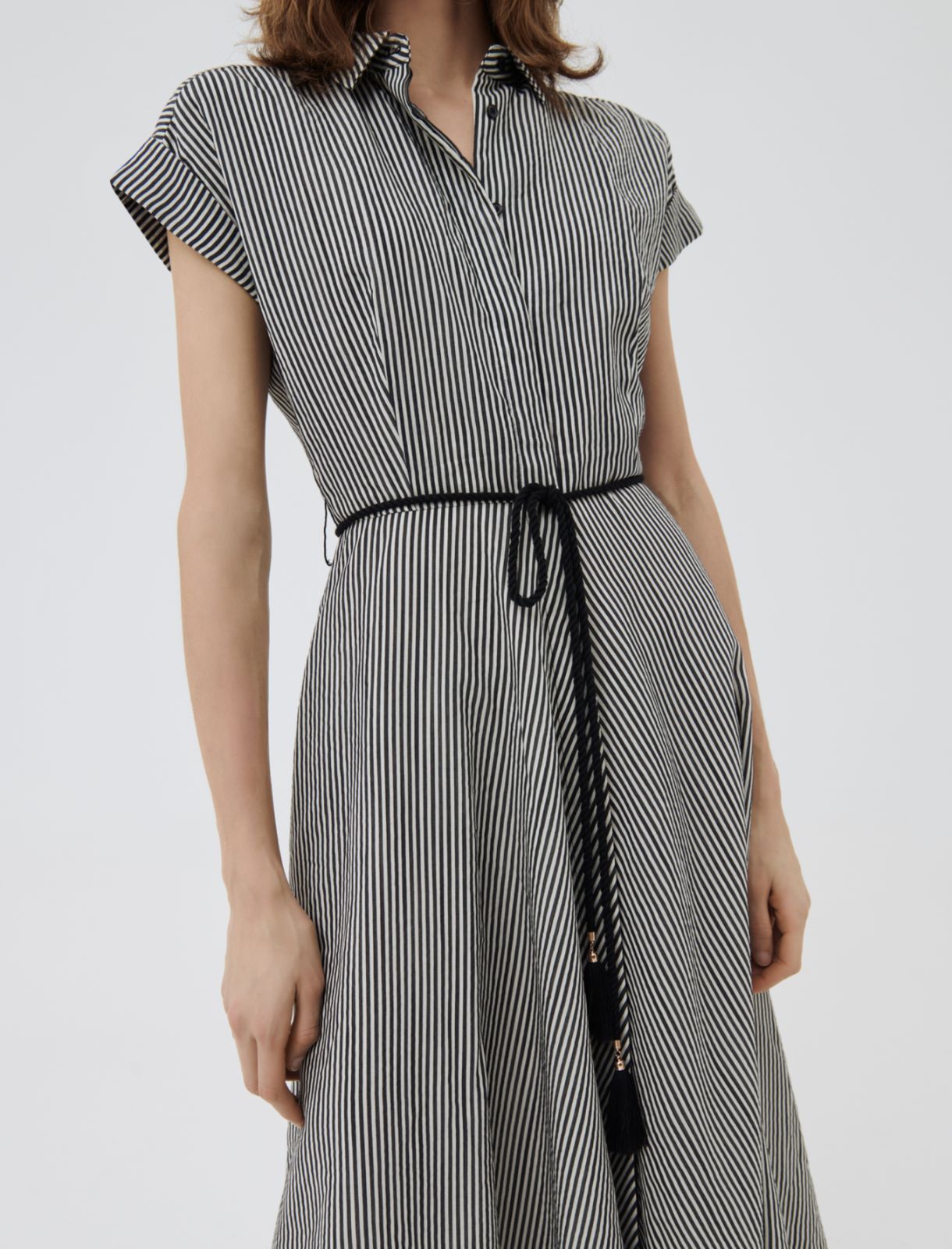 Shirt dress, black - Marella